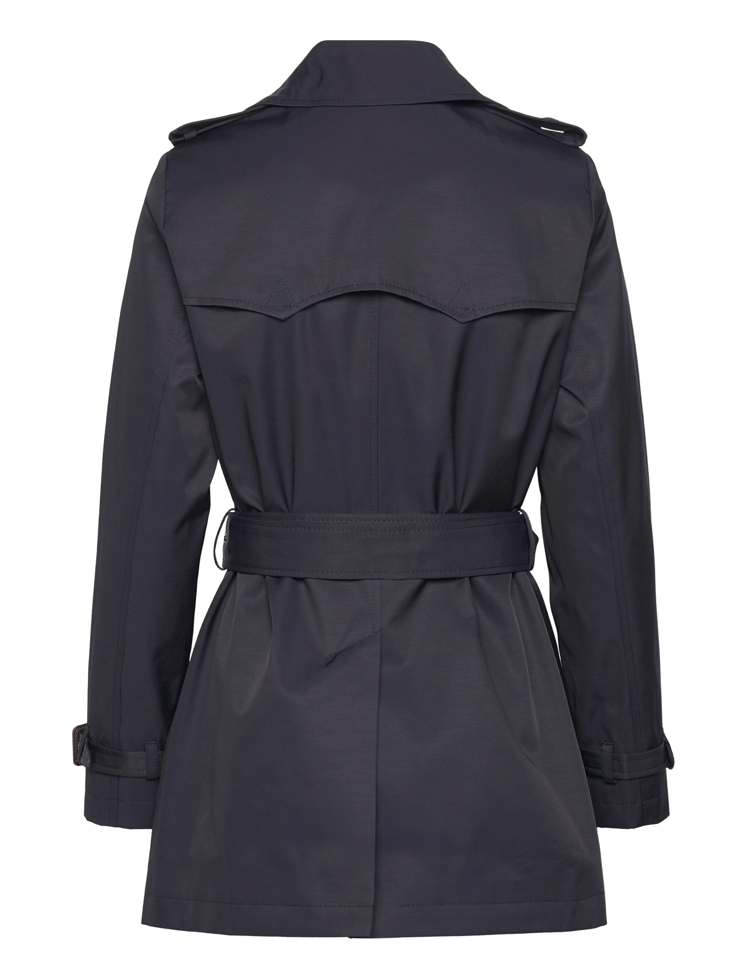 Lauren Ralph Lauren - Belted Cotton-Blend Trench Coat - dk navy - 1