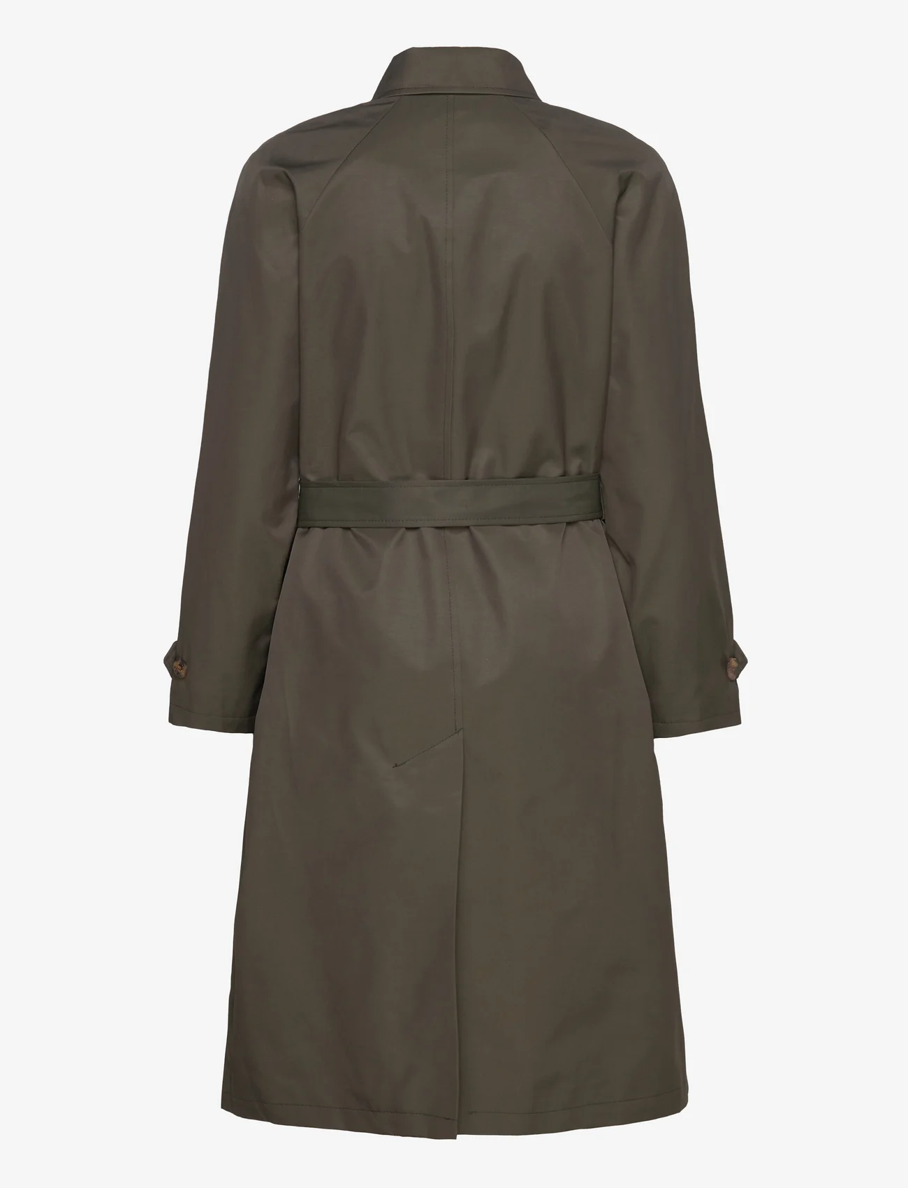 Lauren Ralph Lauren - Belted Cotton-Blend Trench Coat - manteaux de printemps - litchfield loden - 1