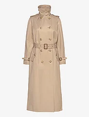 Lauren Ralph Lauren - Belted Cotton-Blend Maxi Trench Coat - spring coats - birch tan - 3