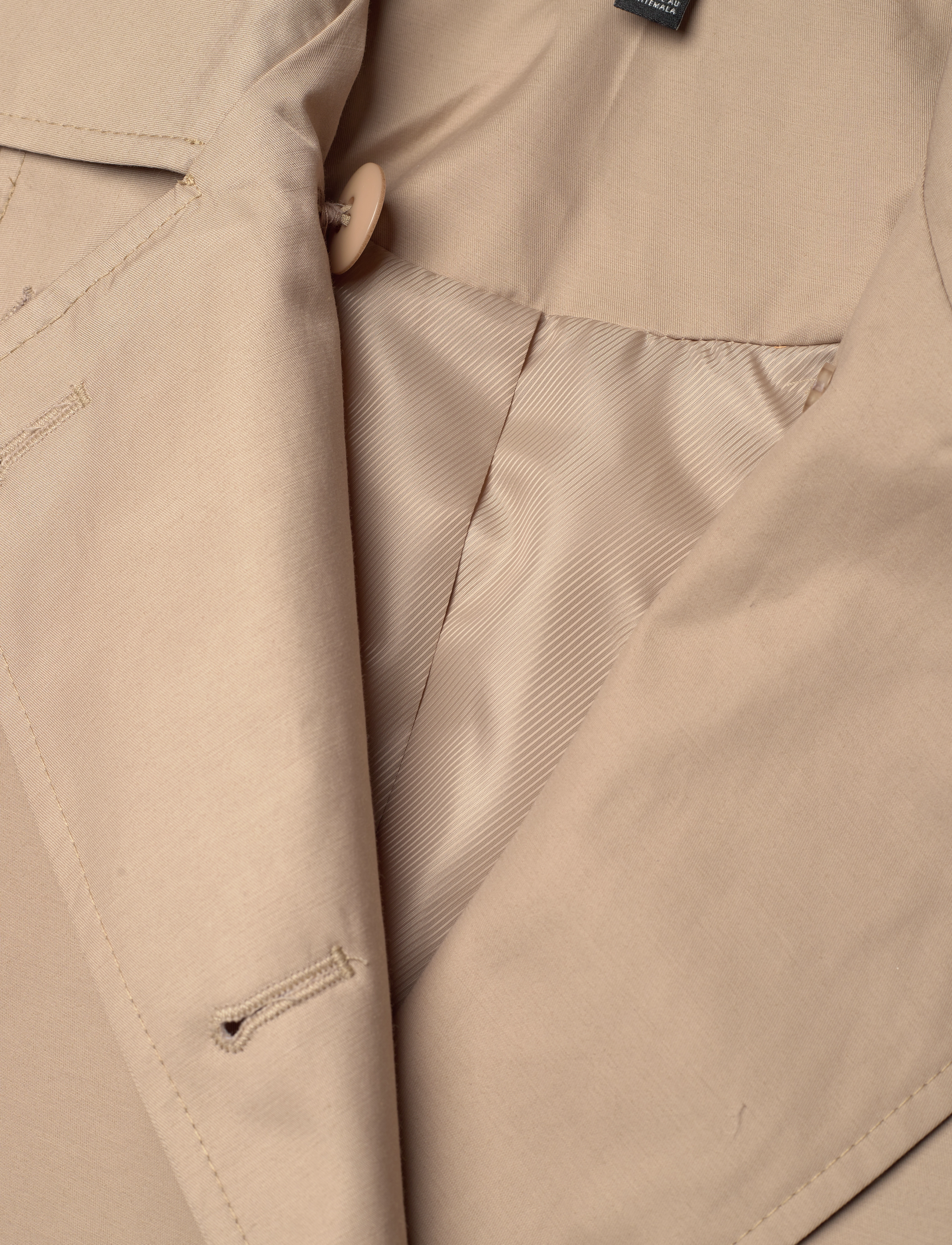 Lauren Ralph Lauren - Belted Cotton-Blend Maxi Trench Coat - birch tan - 4