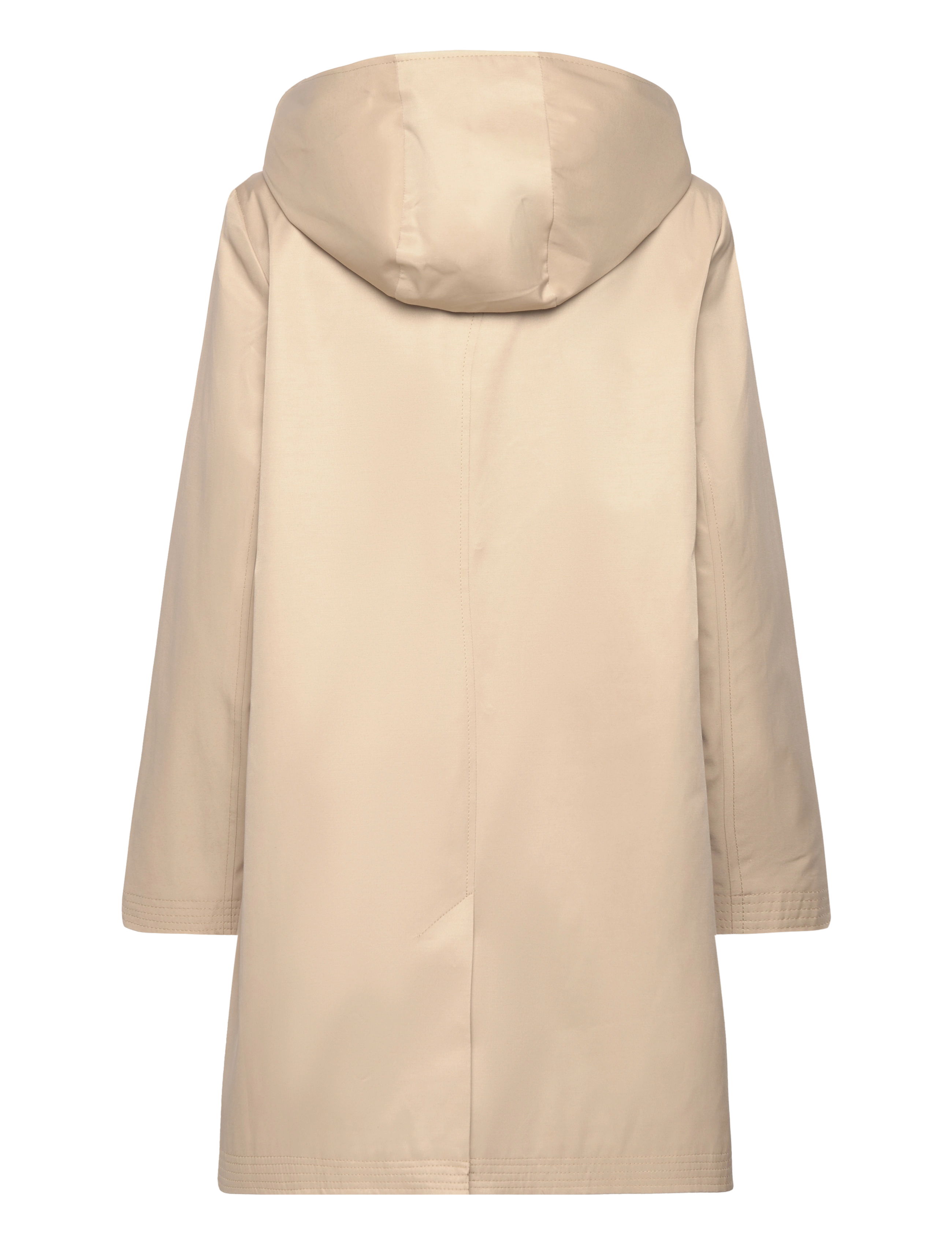 Lauren Ralph Lauren - Hooded Cotton-Blend Balmacaan Coat - birch tan - 1