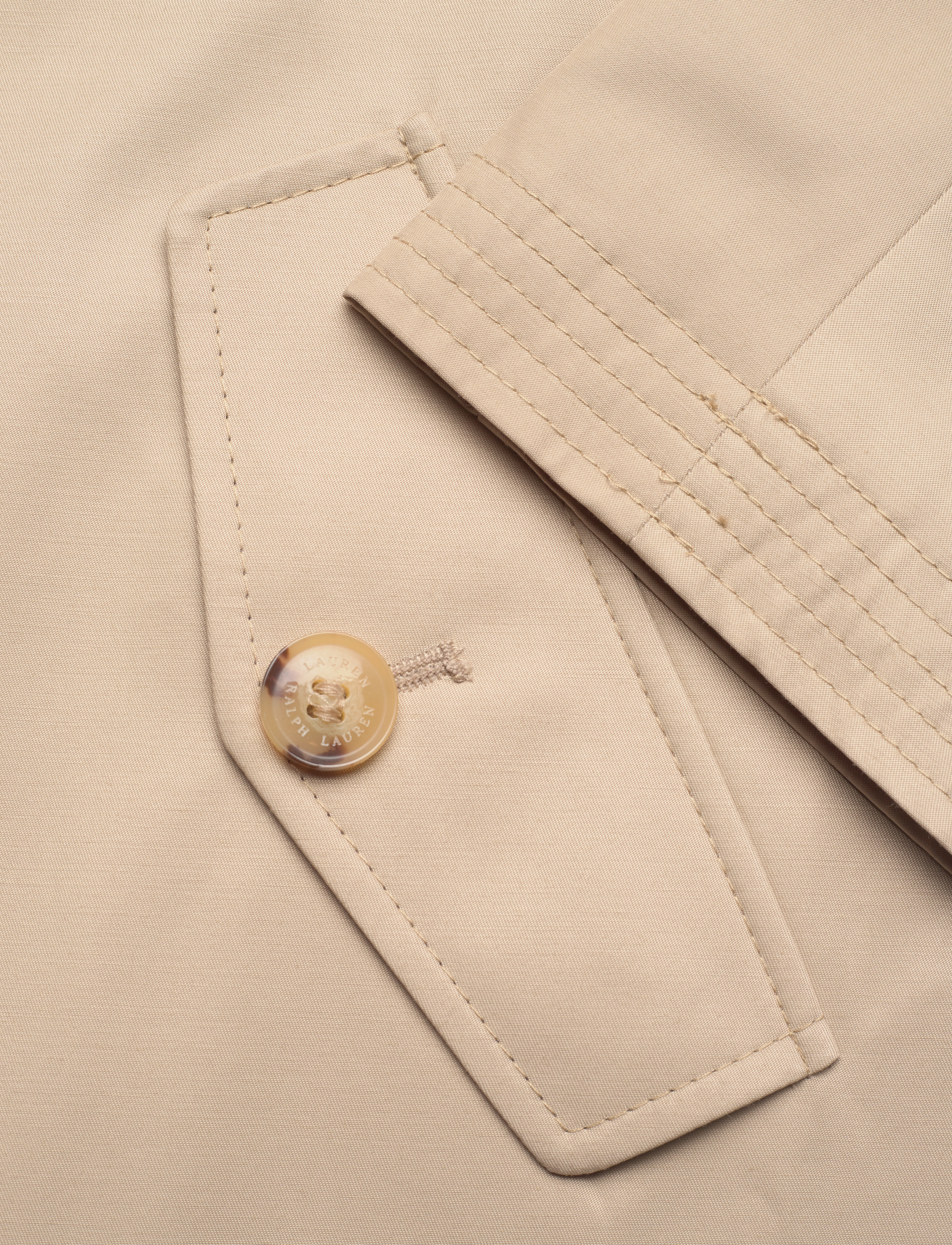 Lauren Ralph Lauren - Hooded Cotton-Blend Balmacaan Coat - birch tan - 3
