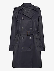 Lauren Ralph Lauren - Double-Breasted Cotton-Blend Trench Coat - spring coats - dk navy - 2