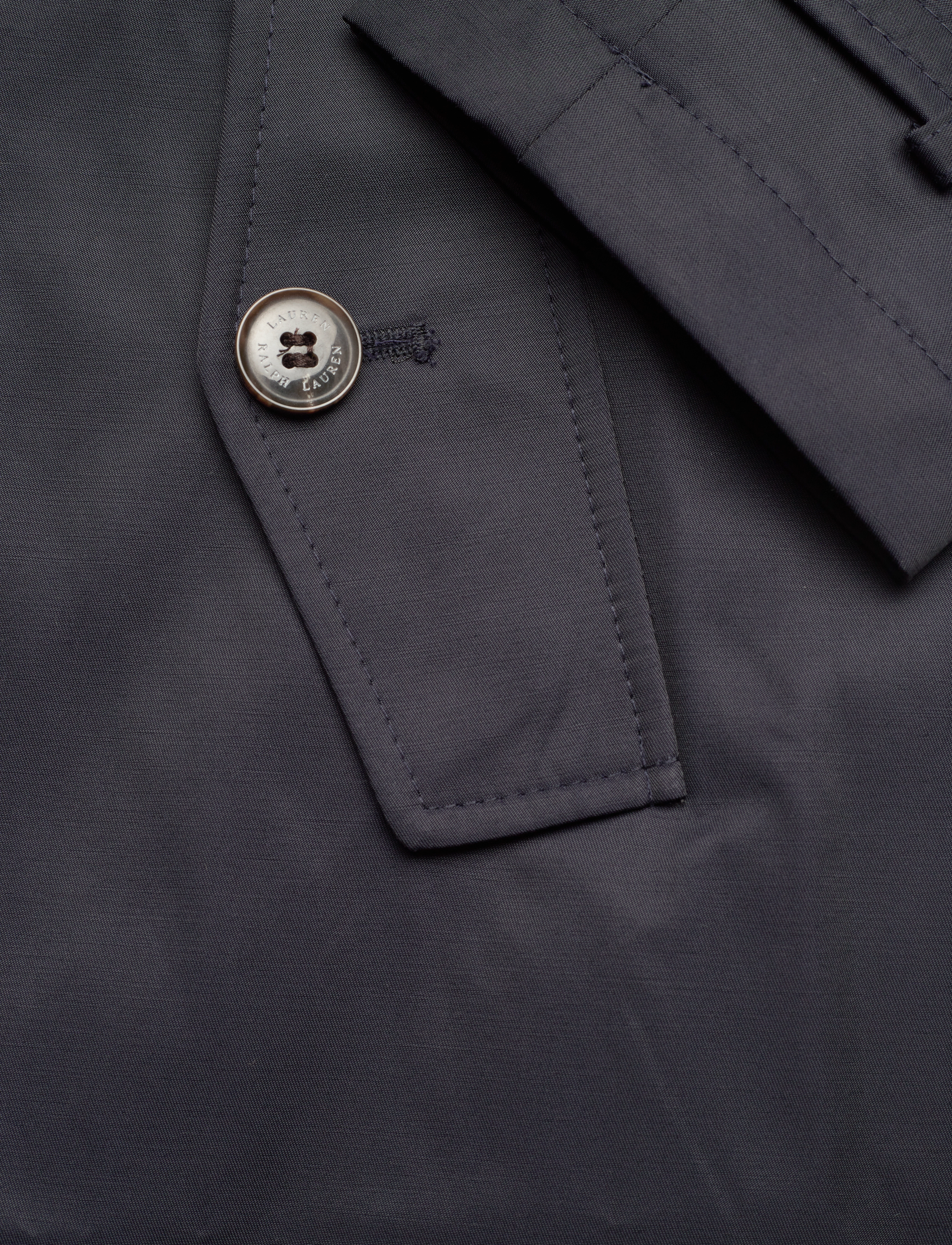 Lauren Ralph Lauren - Double-Breasted Cotton-Blend Trench Coat - dk navy - 4