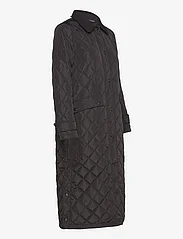 Lauren Ralph Lauren - Corduroy-Trim Diamond-Quilted Coat - quilted jackets - black - 2
