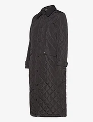 Lauren Ralph Lauren - Corduroy-Trim Diamond-Quilted Coat - quilted jackets - black - 3