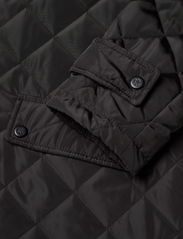 Lauren Ralph Lauren - Corduroy-Trim Diamond-Quilted Coat - quilted jackets - black - 5