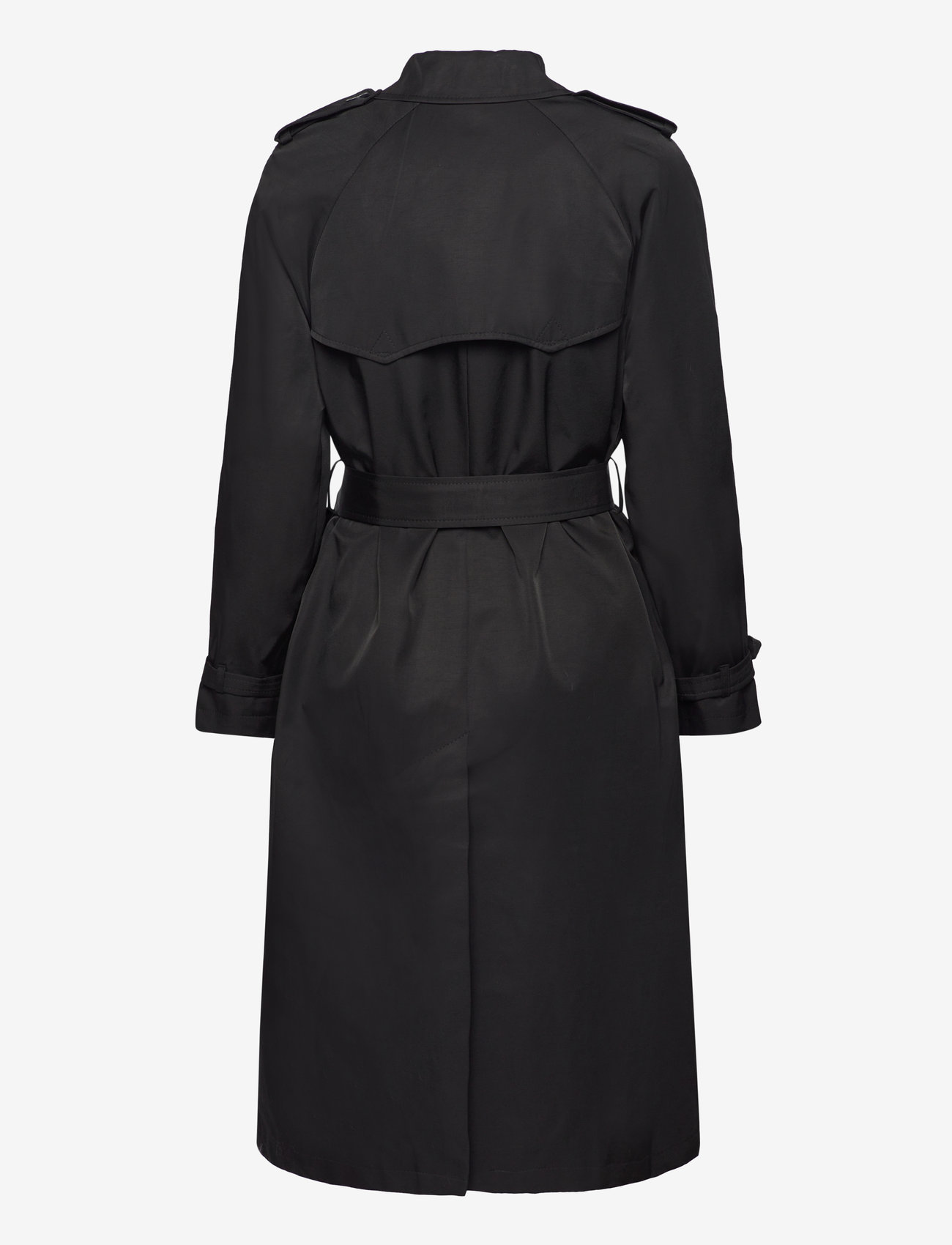 Lauren Ralph Lauren - Double-Breasted Belted Trench Coat - trenchcoats - black - 2