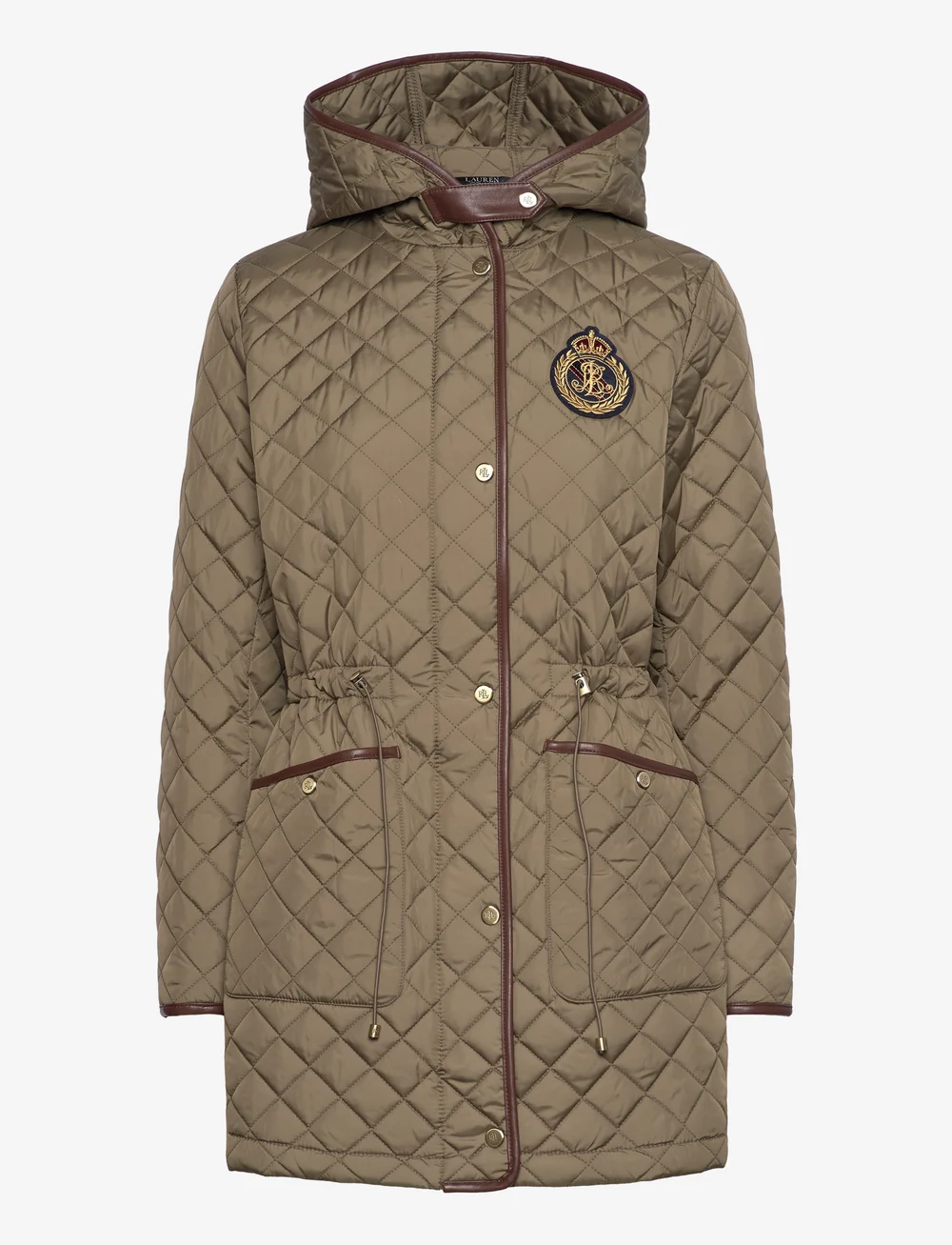 Lauren ralph lauren quilted hooded coat clearance