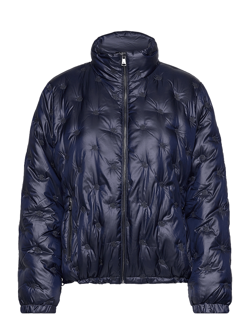 Ralph Lauren Daunenjacke Metallic Lauren Ralph Lauren Logo Quilted