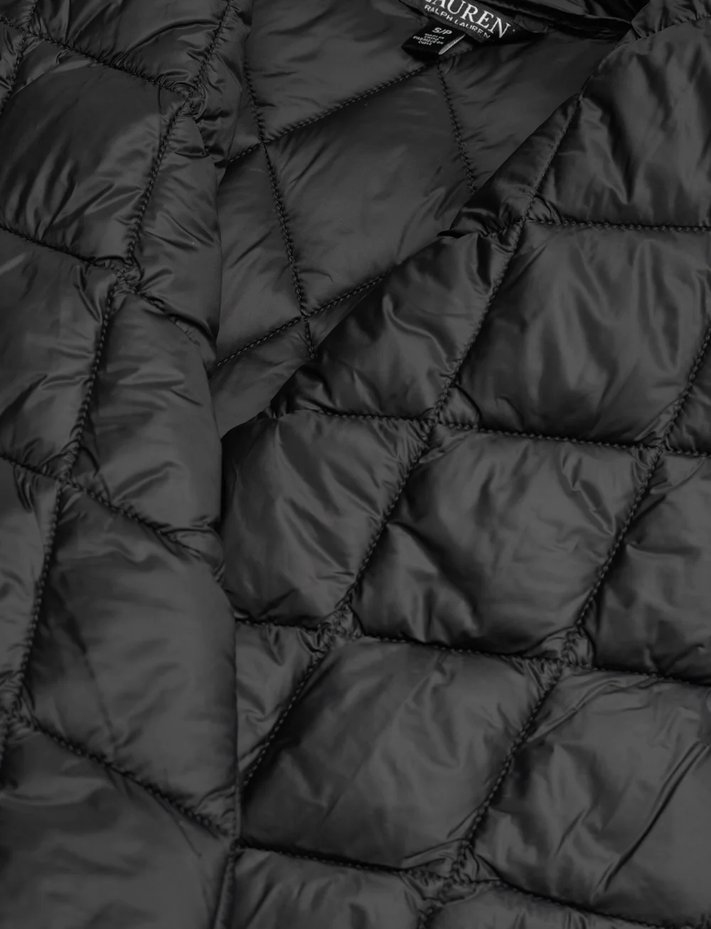 Lauren Ralph Lauren - Buckle-Trim Diamond-Quilted Down Coat - quiltede jakker - black - 4