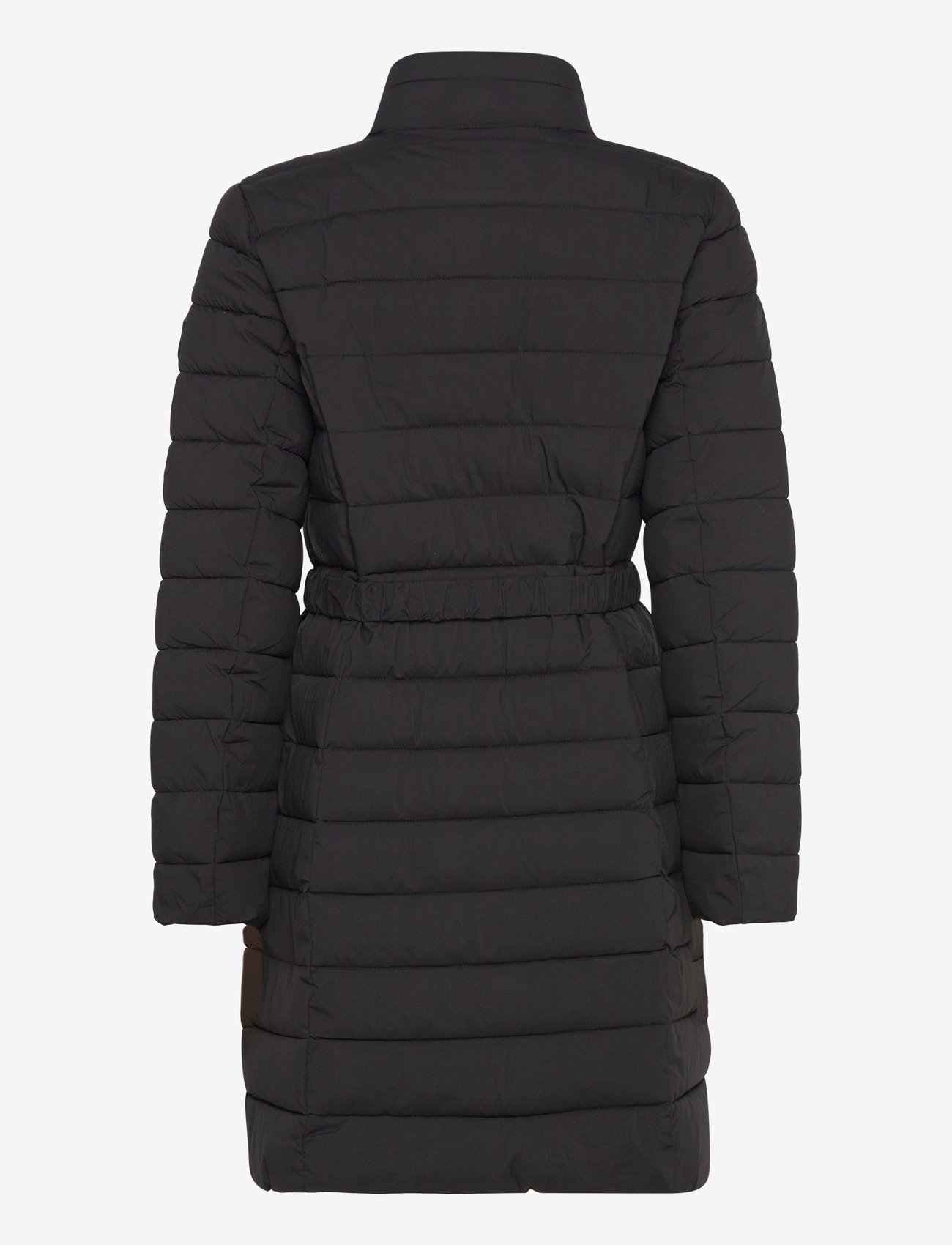 Lauren Ralph Lauren - Belted Quilted Mockneck Coat - black - 2