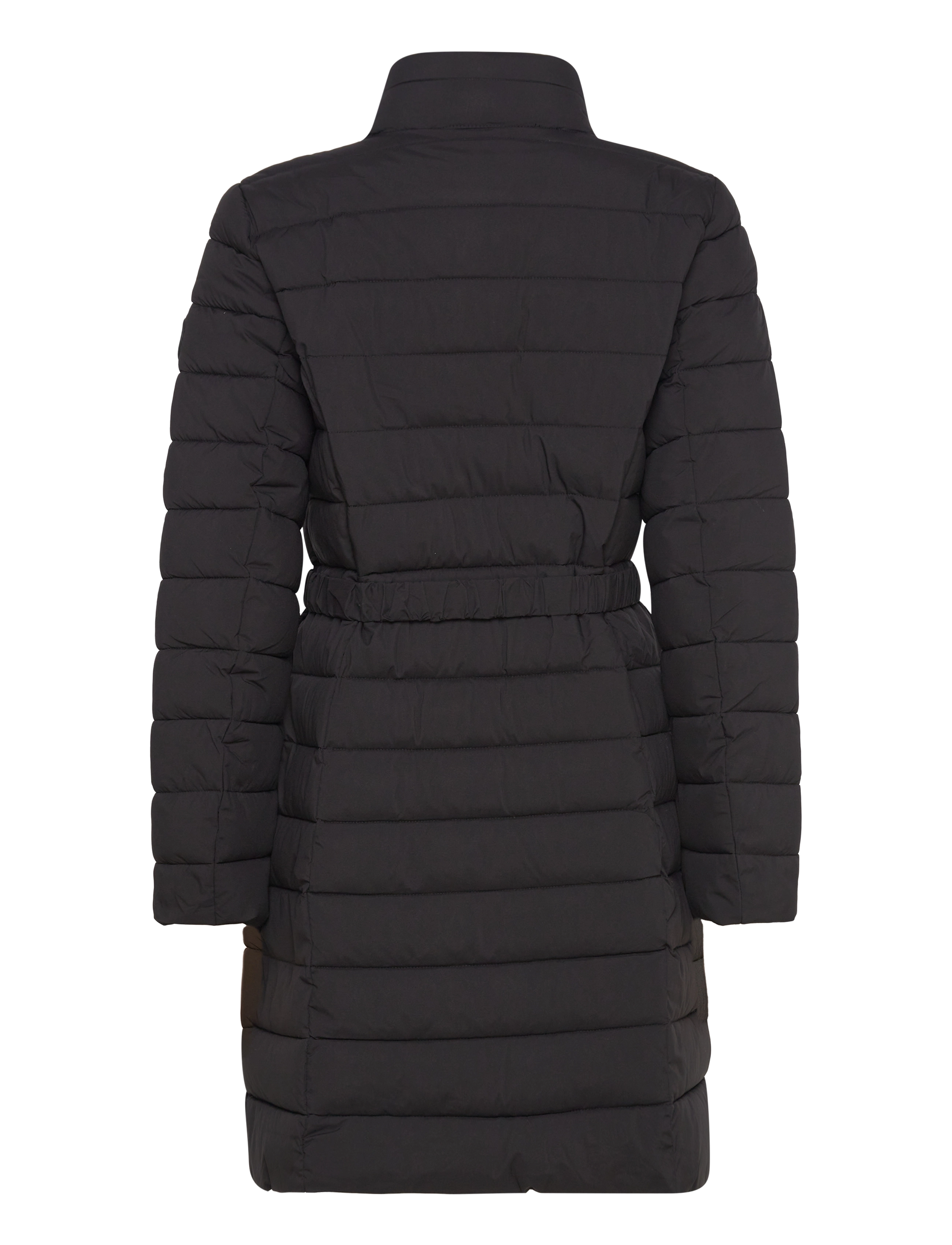 Lauren Ralph Lauren - Belted Quilted Mockneck Coat - black - 2