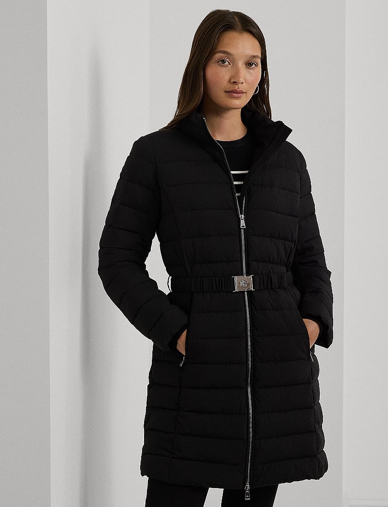 Ralph Lauren Quilted Down Coat Womens Lauren Ralph Lauren Belted