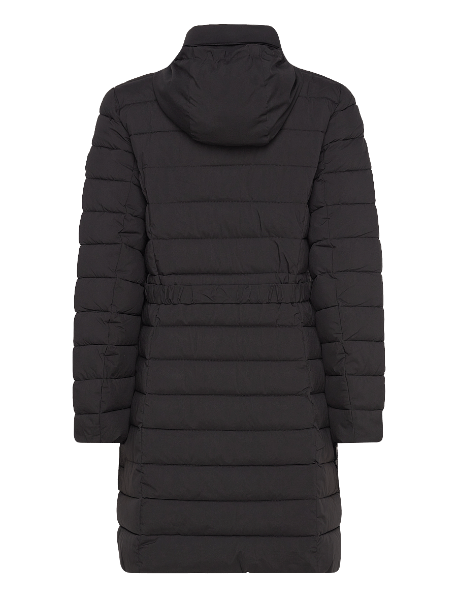 Lauren Ralph Lauren - Belted Quilted Mockneck Coat - black - 3