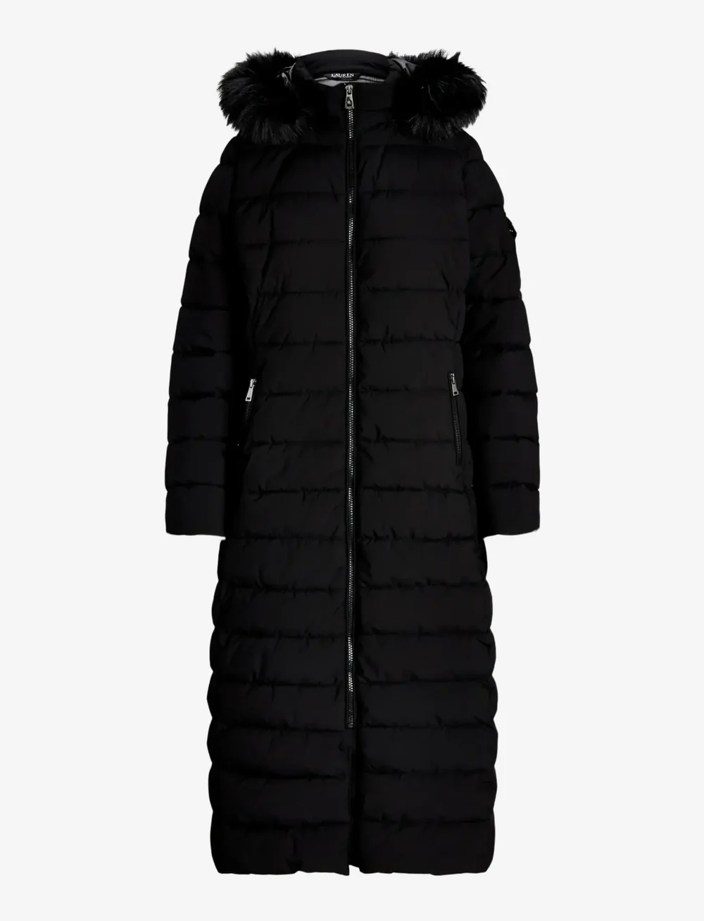 Ralph lauren fur hooded coat sales