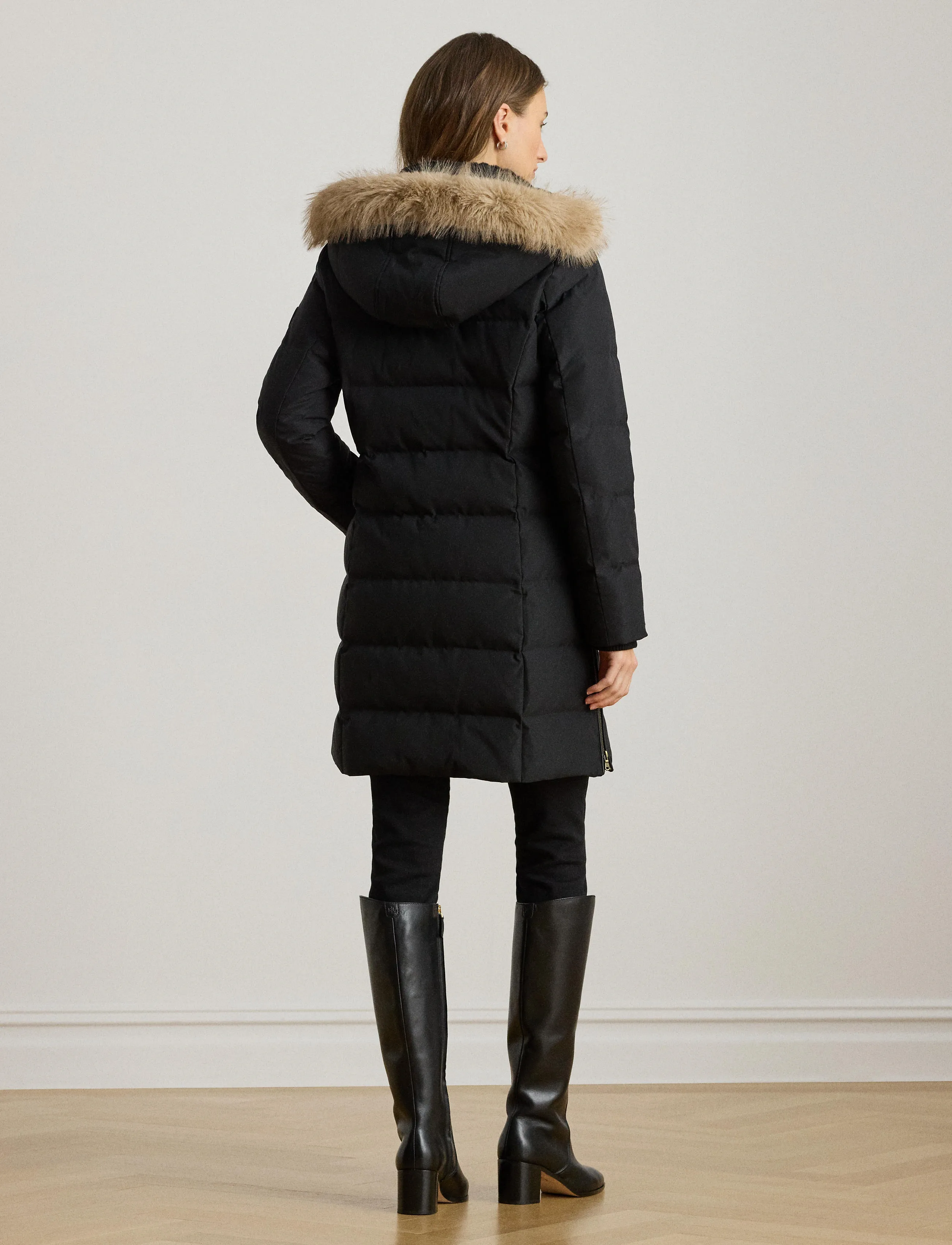Lauren Ralph Lauren - SATIN FINISH-HRT PFR FF TRM HD35" - black - 5