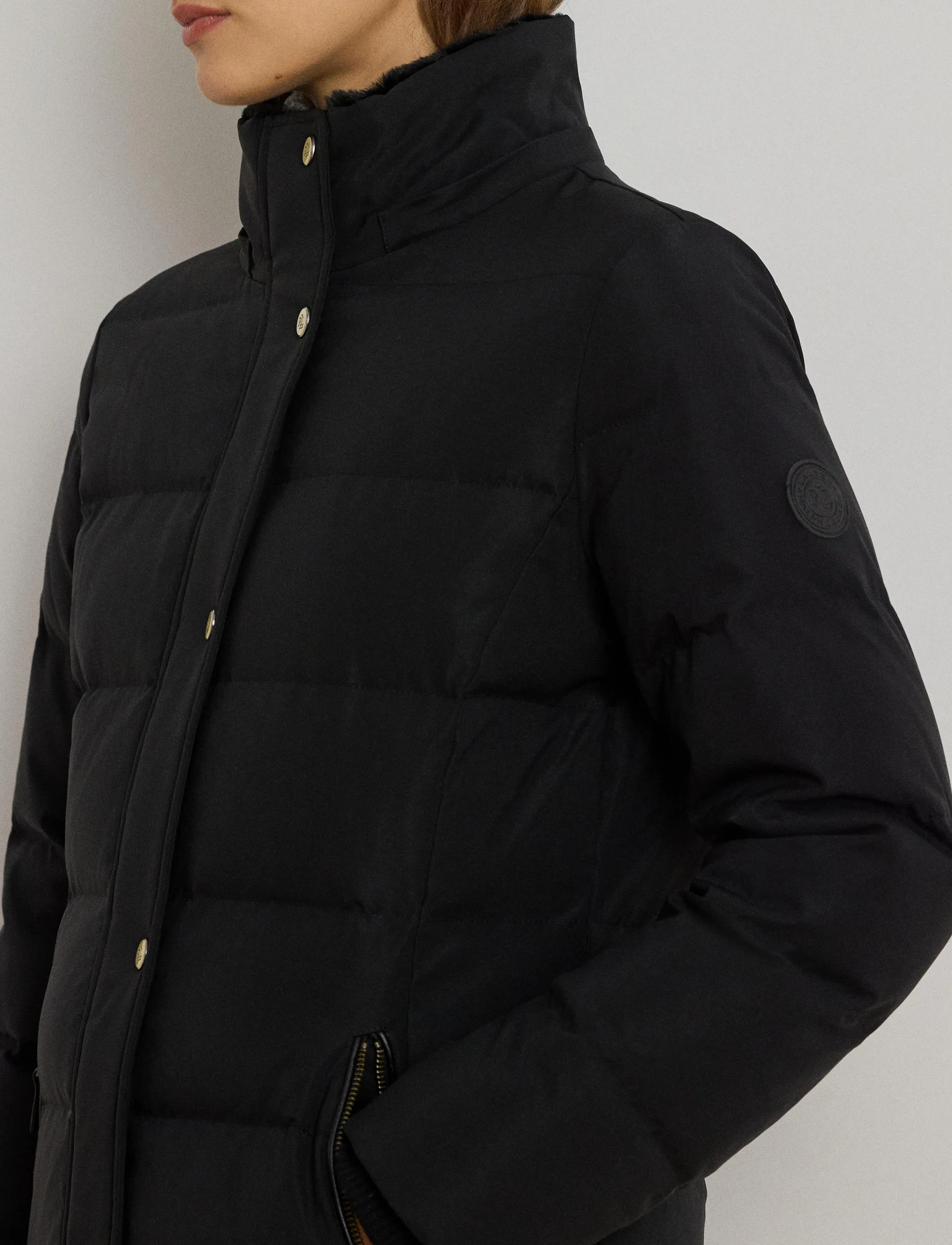 Lauren Ralph Lauren Faux-Fur-Trim Hooded Down Coat jackor dam – bild 7