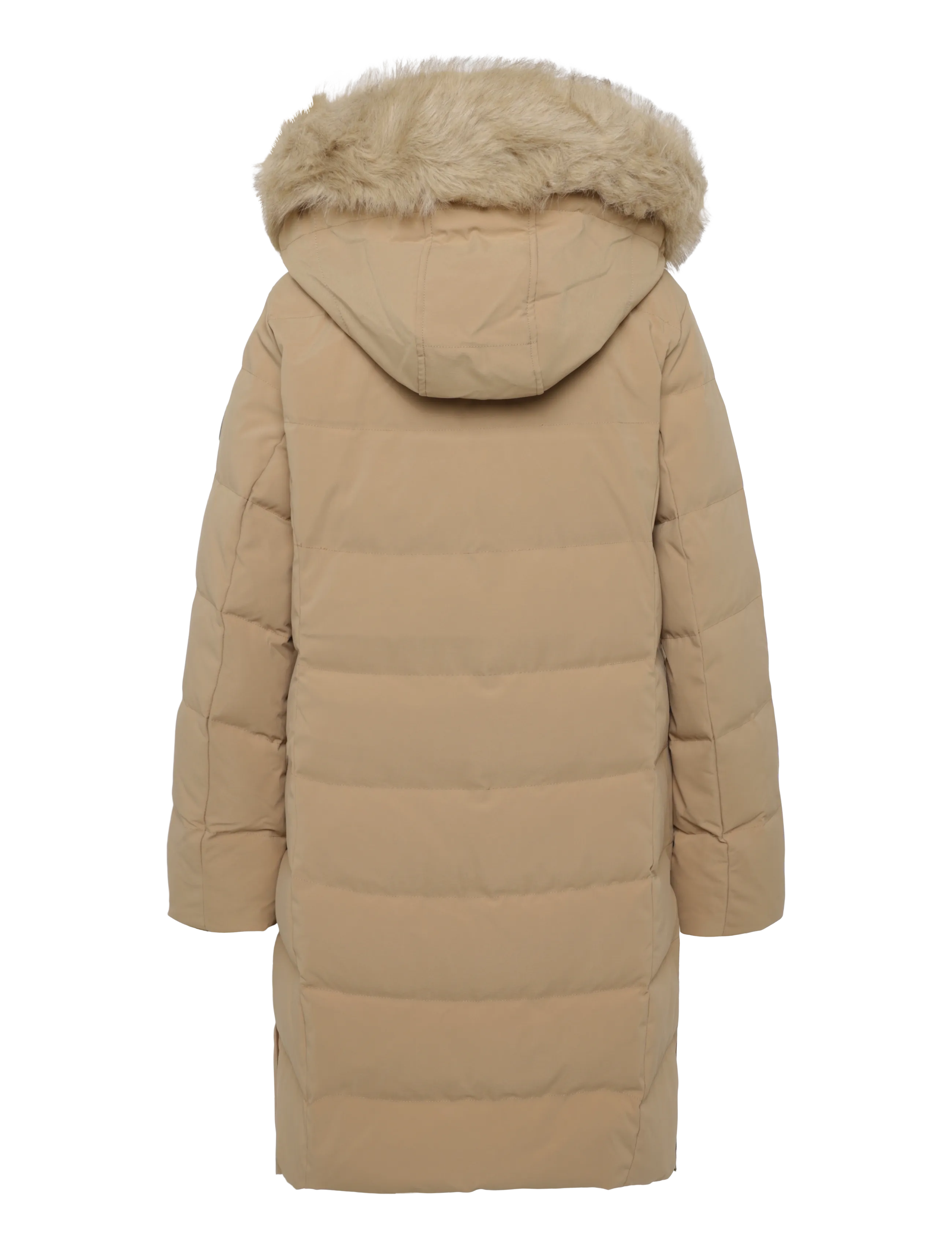 Lauren Ralph Lauren - Faux-Fur-Trim Hooded Down Coat - winter jackets - classic camel - 4