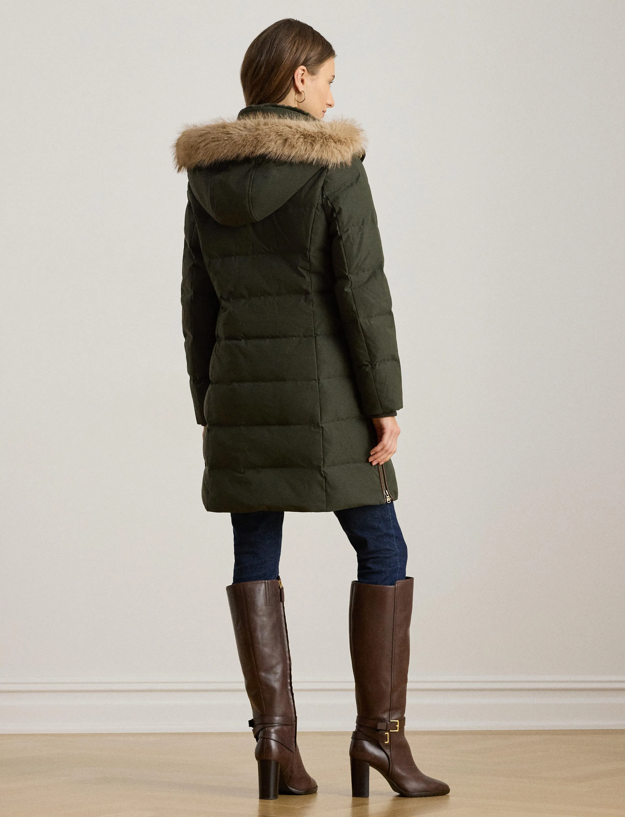 Lauren Ralph Lauren - SATIN FINISH-HRT PFR FF TRM HD35" - litchfield loden - 2