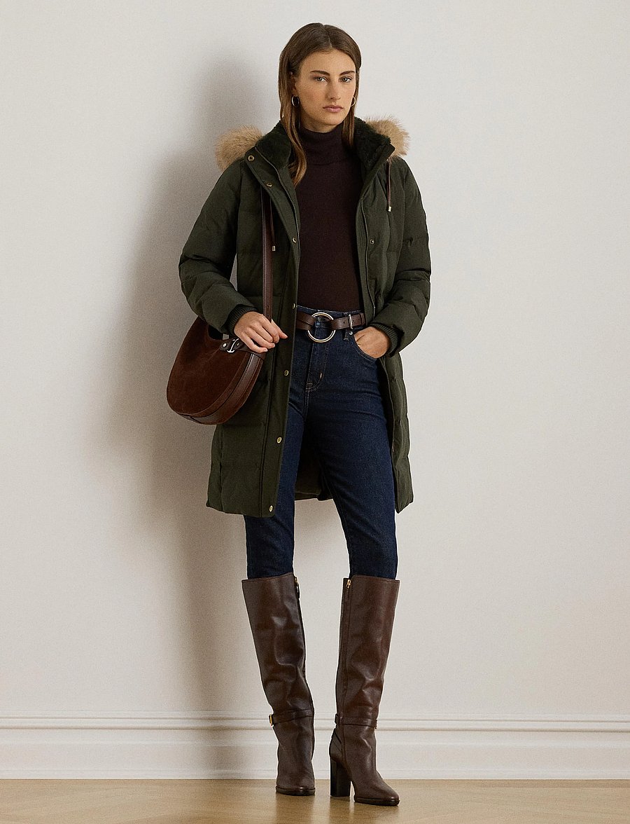 Lauren Ralph Lauren - SATIN FINISH-HRT PFR FF TRM HD35" - litchfield loden - 3