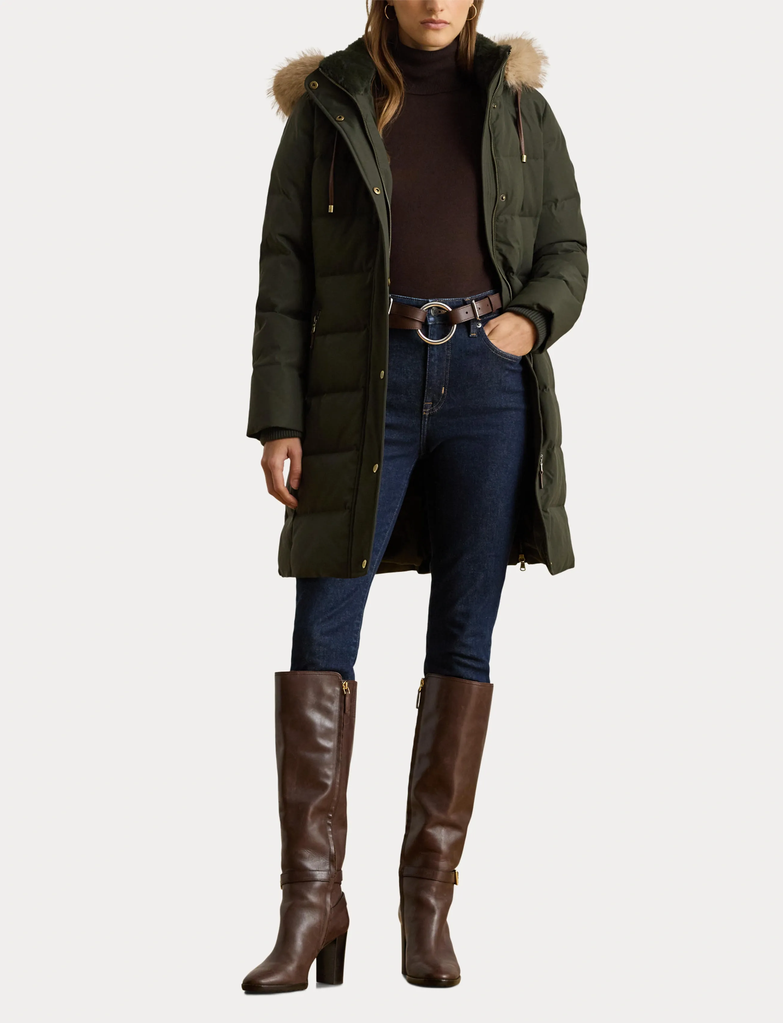 Lauren Ralph Lauren - SATIN FINISH-HRT PFR FF TRM HD35" - litchfield loden - 4