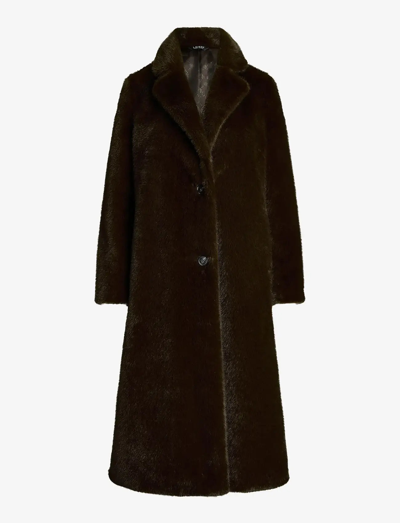 Lauren Ralph Lauren - Faux-Fur Coat - fake fur - circuit brown - 1