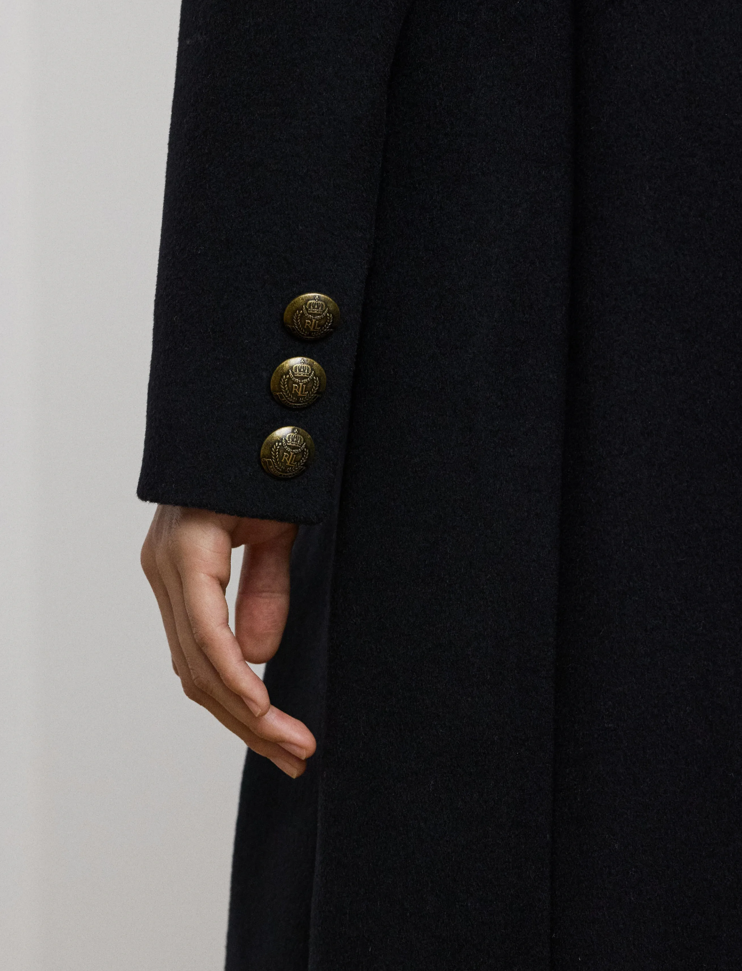 Lauren Ralph Lauren Crest-Patch Wool-Blend Coat kappor & rockar dam – bild 9