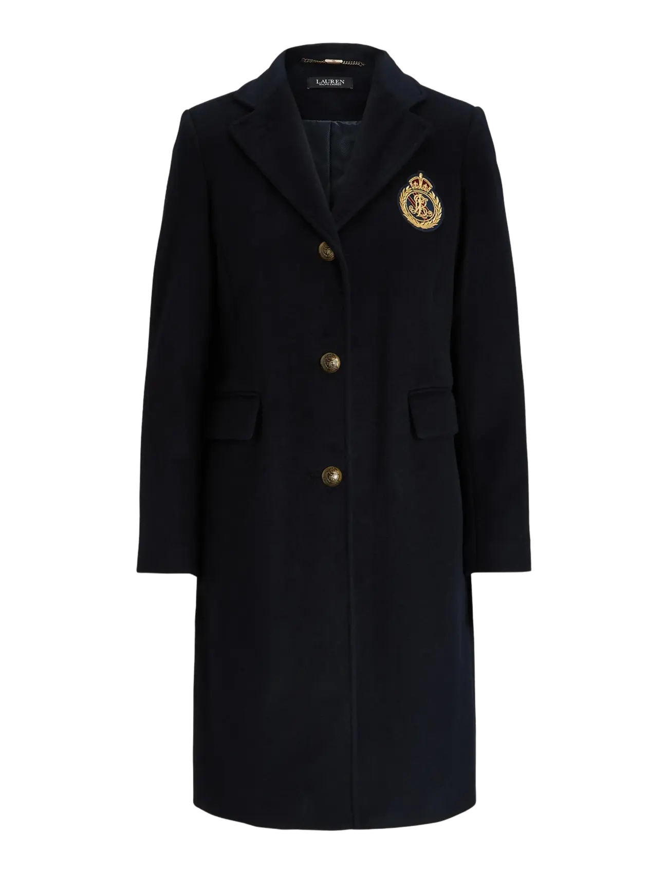 Lauren Ralph Lauren - CASHMERE BLEND-CRESTED WOOL 39" - regal navy - 1