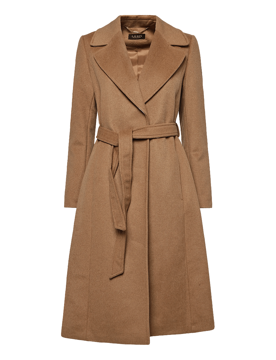 Lauren Ralph Lauren - CASHMERE BLEND-WOOL WRAP 42" - vinterjackor - new vicuna - 1