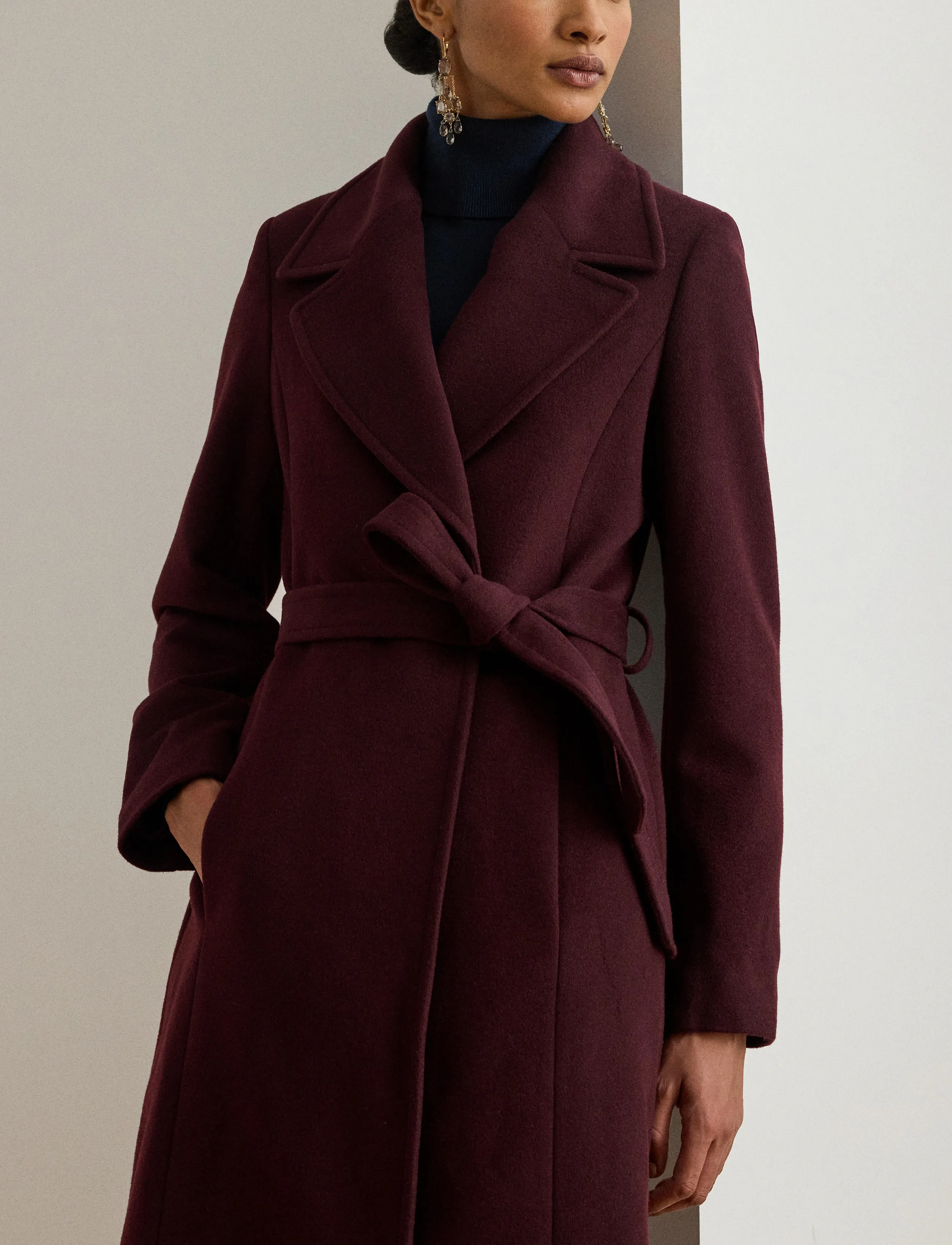 Lauren Ralph Lauren Cashmere Blend-wool Wrap 42