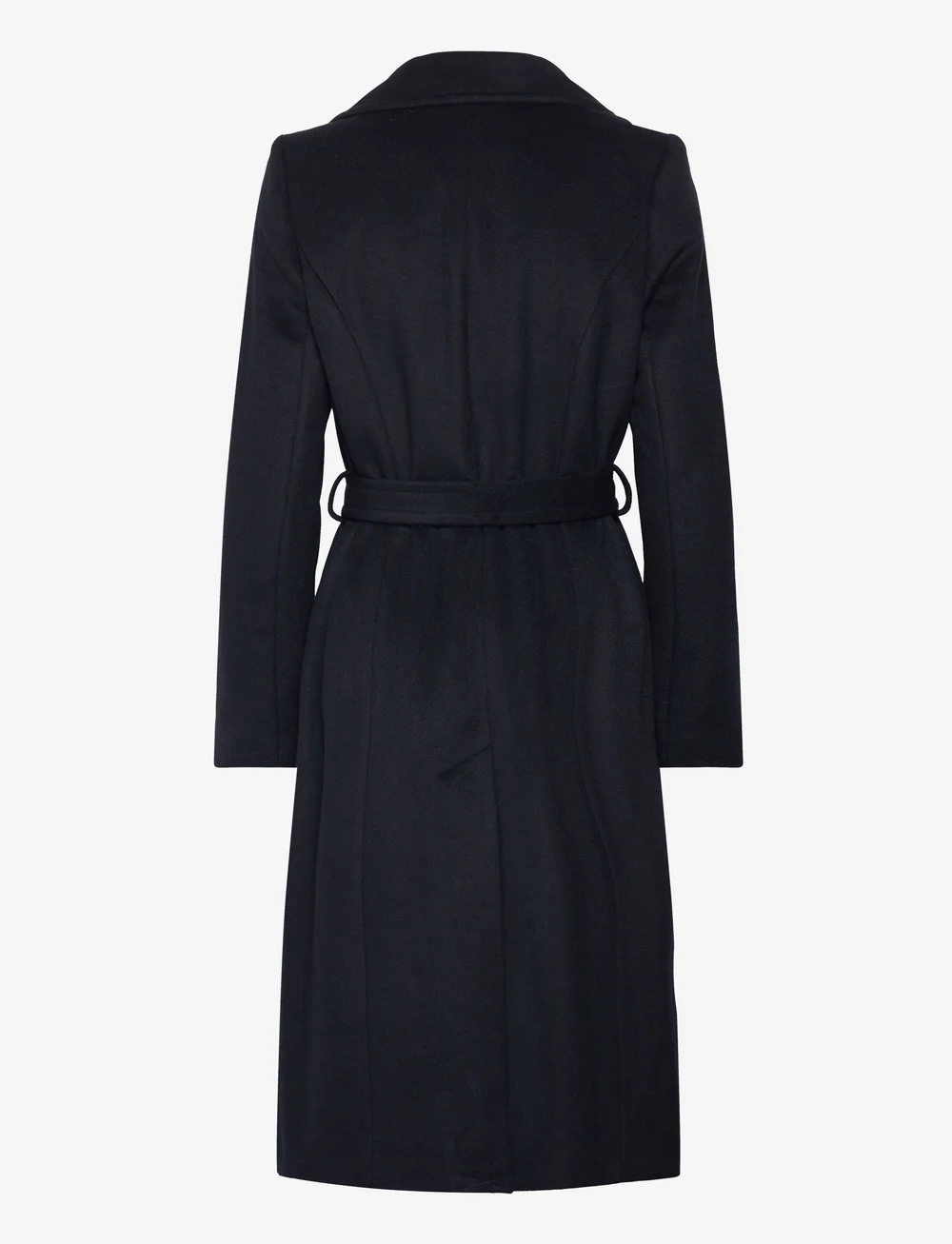 Lauren Ralph Lauren - Belted Wool-Blend Wrap Coat - uldfrakker - regal navy - 2