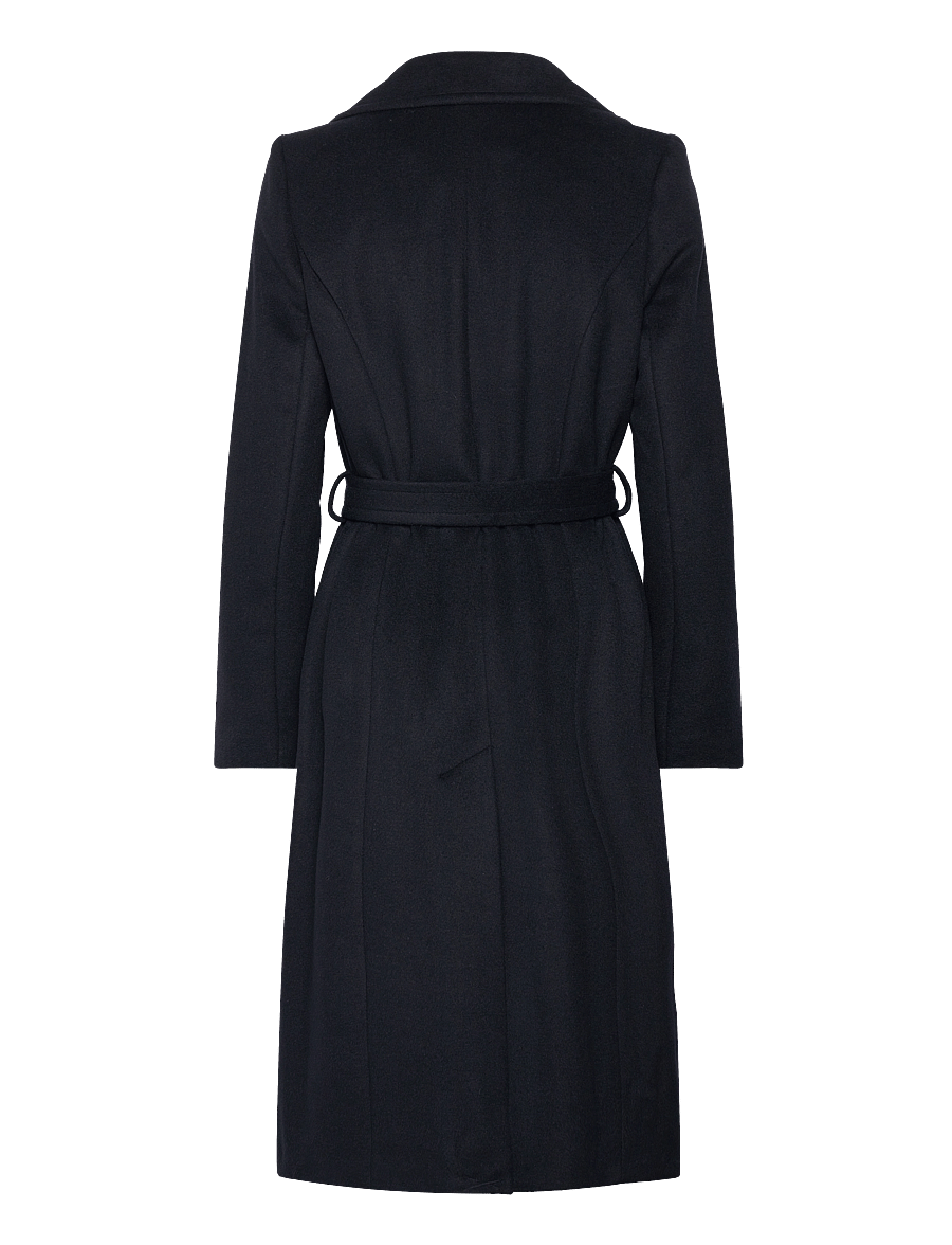 Lauren Ralph Lauren - Belted Wool-Blend Wrap Coat - vinterjackor - regal navy - 2