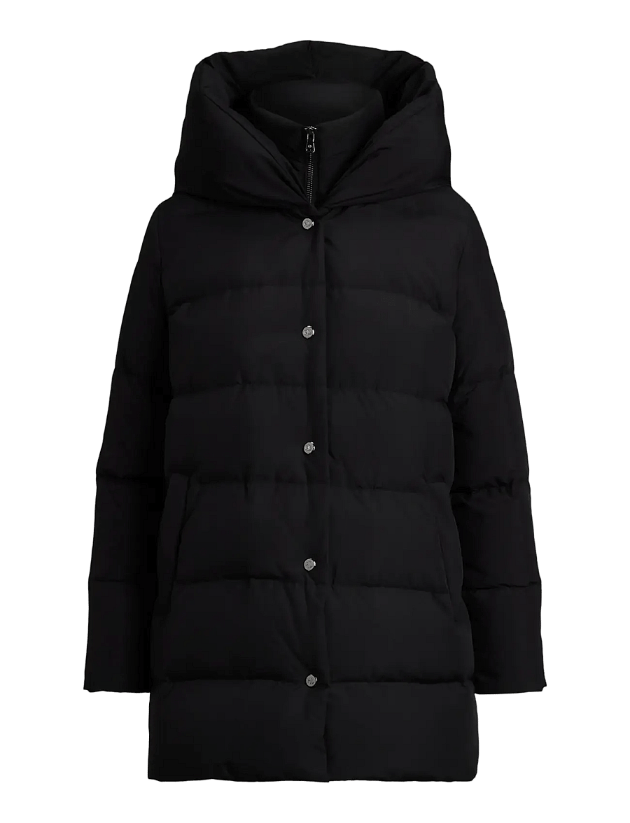 Lauren Ralph Lauren - Hooded Down Coat - Úlpur - black - 1