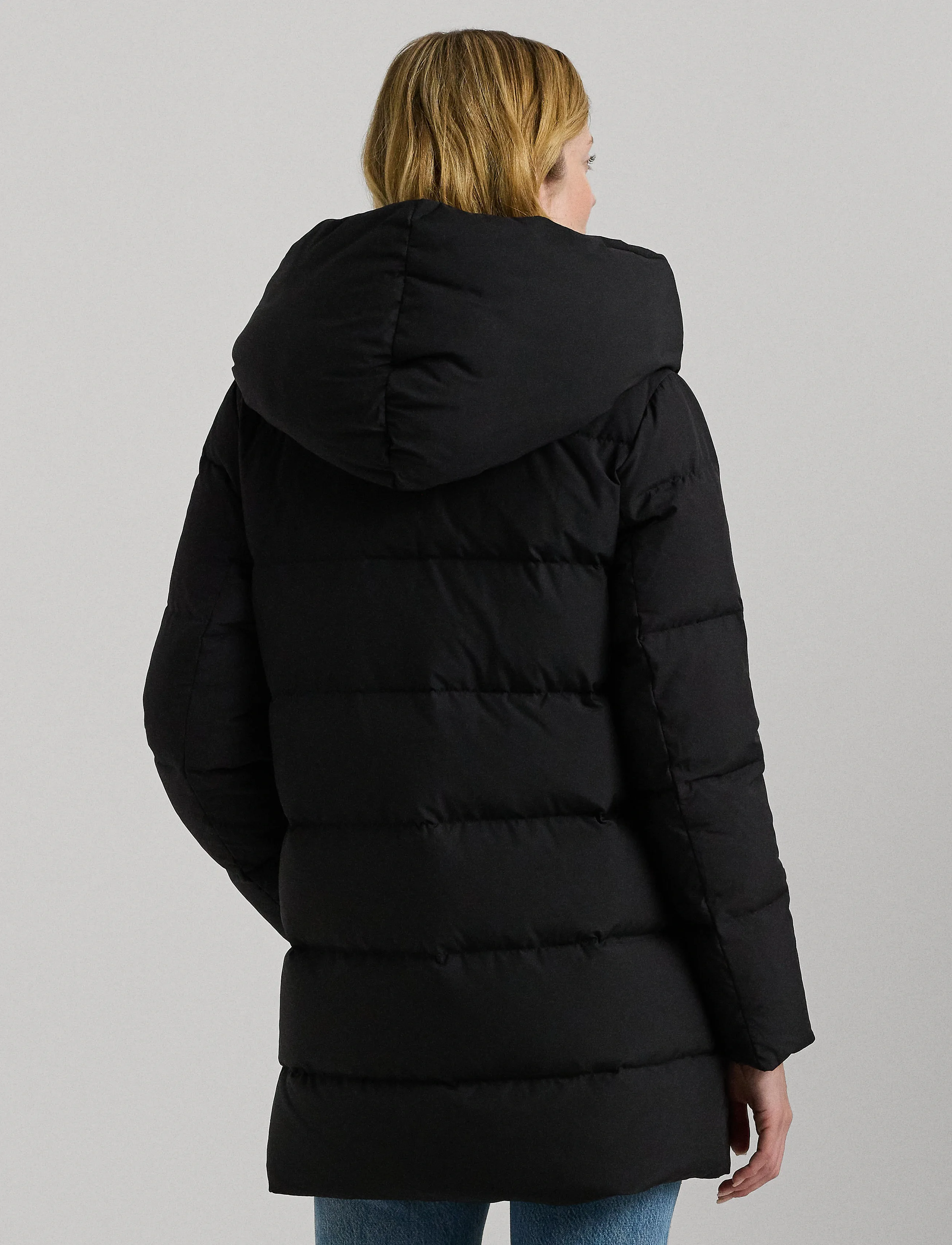 Lauren Ralph Lauren - Hooded Down Coat - Úlpur - black - 2