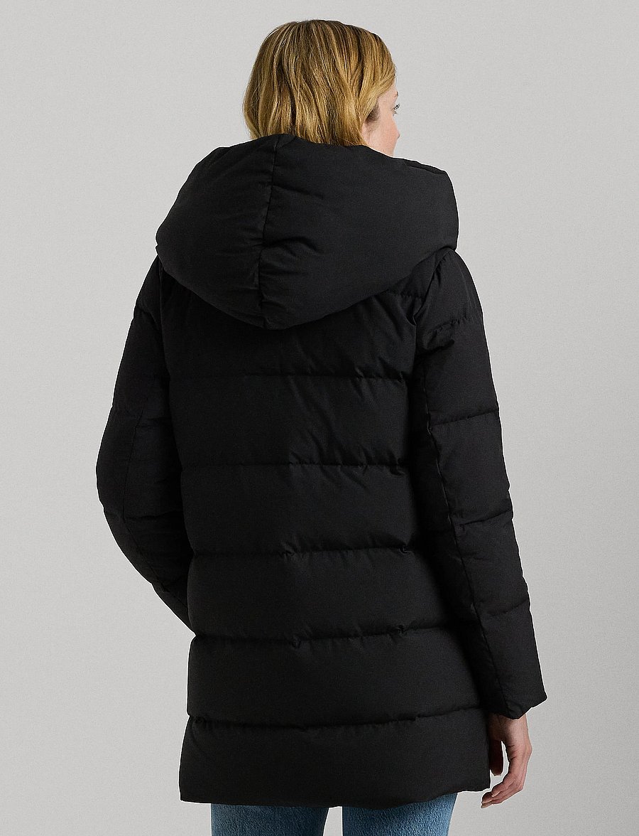 Lauren Ralph Lauren - Hooded Down Coat - Úlpur - black - 2