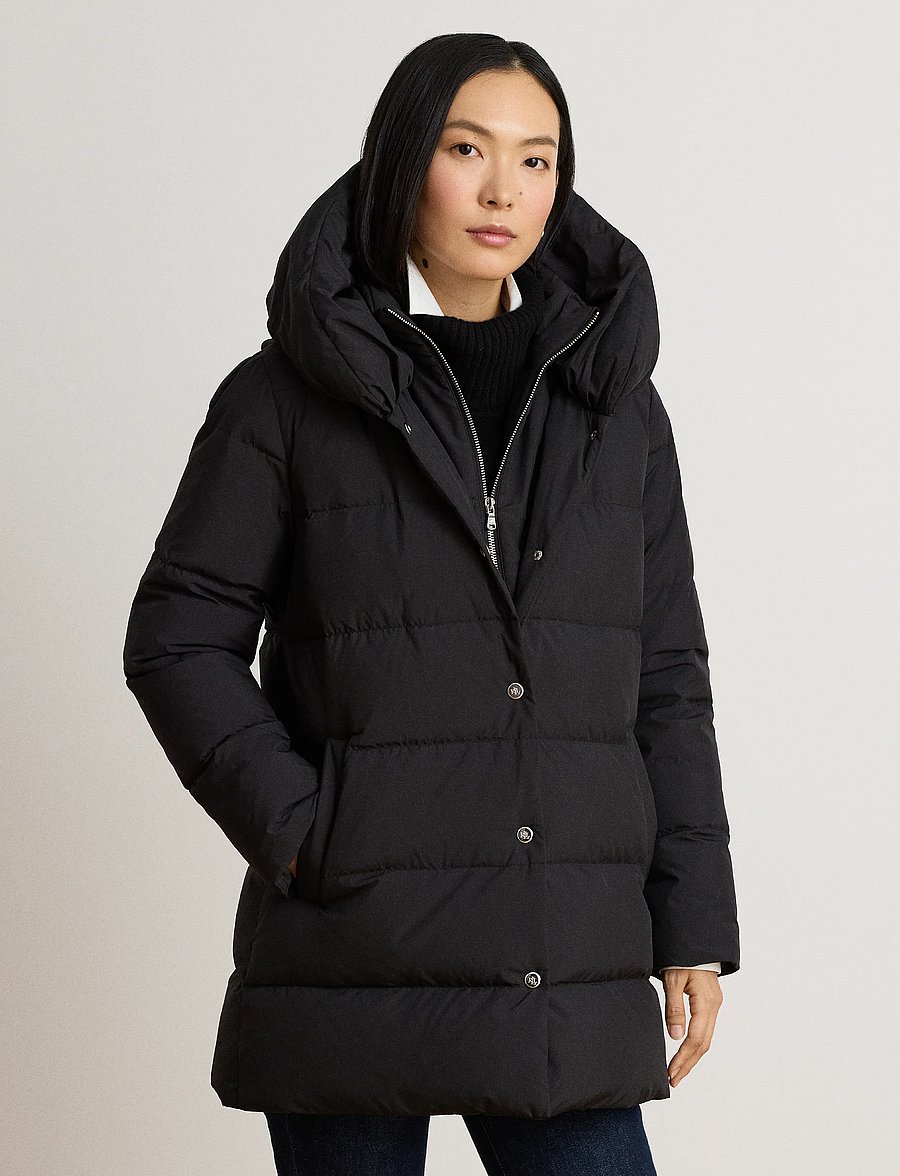 Lauren Ralph Lauren - Hooded Down Coat - Úlpur - black - 4