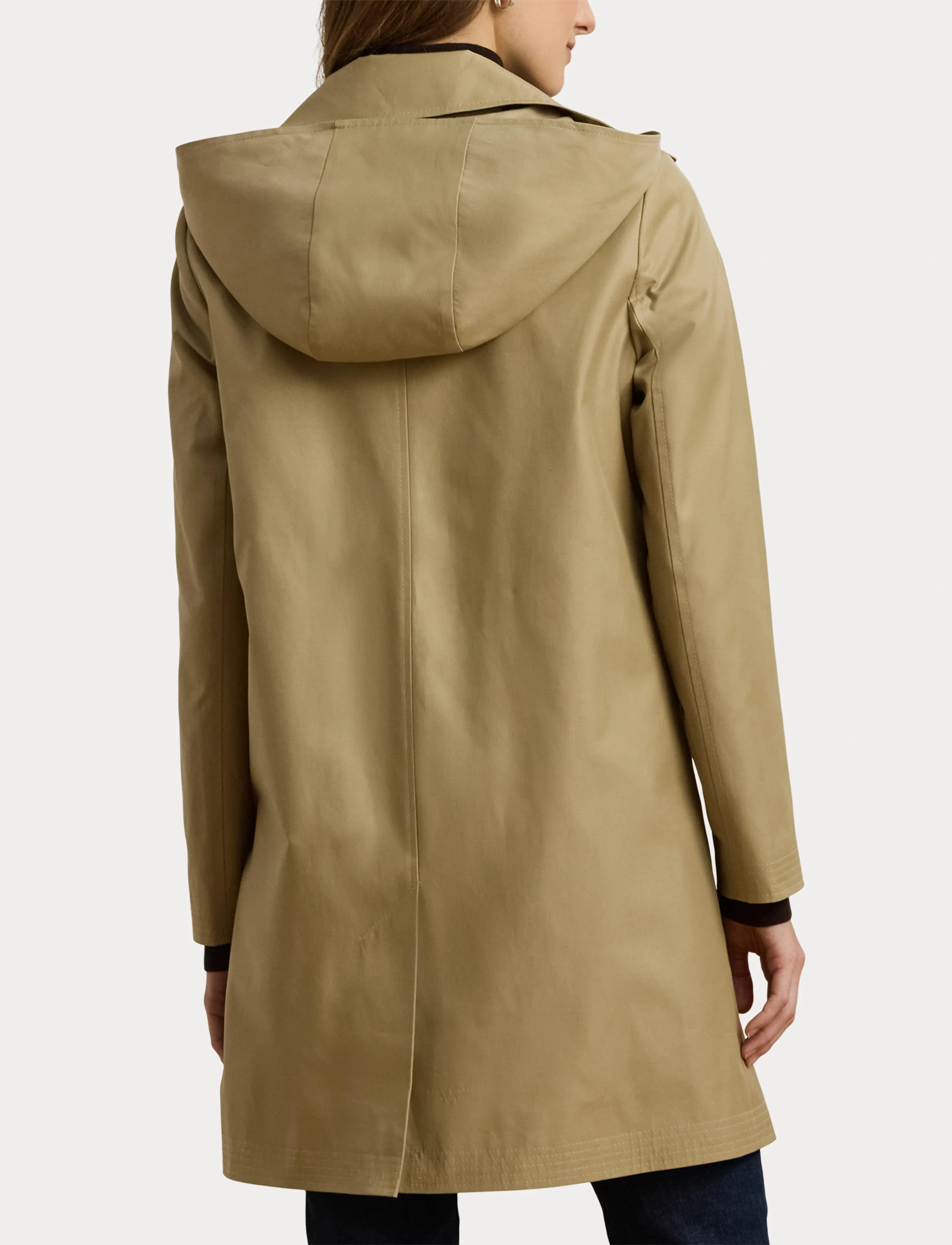 Lauren Ralph Lauren skotsk kappa i bomullsblandning dam – bild 8