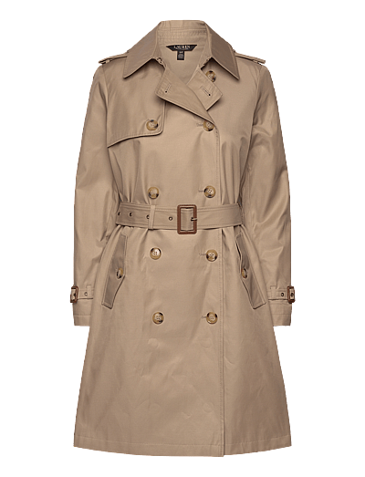 Cotton Blend-Db Blt Rain 38" - Trenchcoats