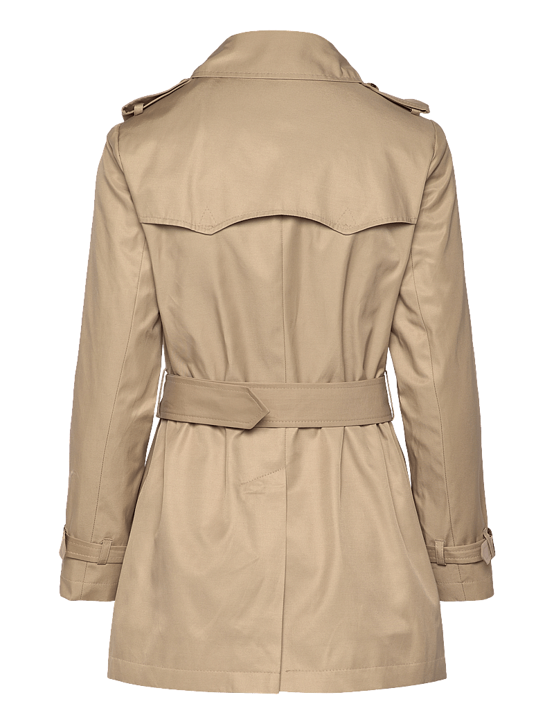 Lauren Ralph Lauren - Double-Breasted Cotton-Blend Trench Coat - vihmamantlid - birch tan - 2