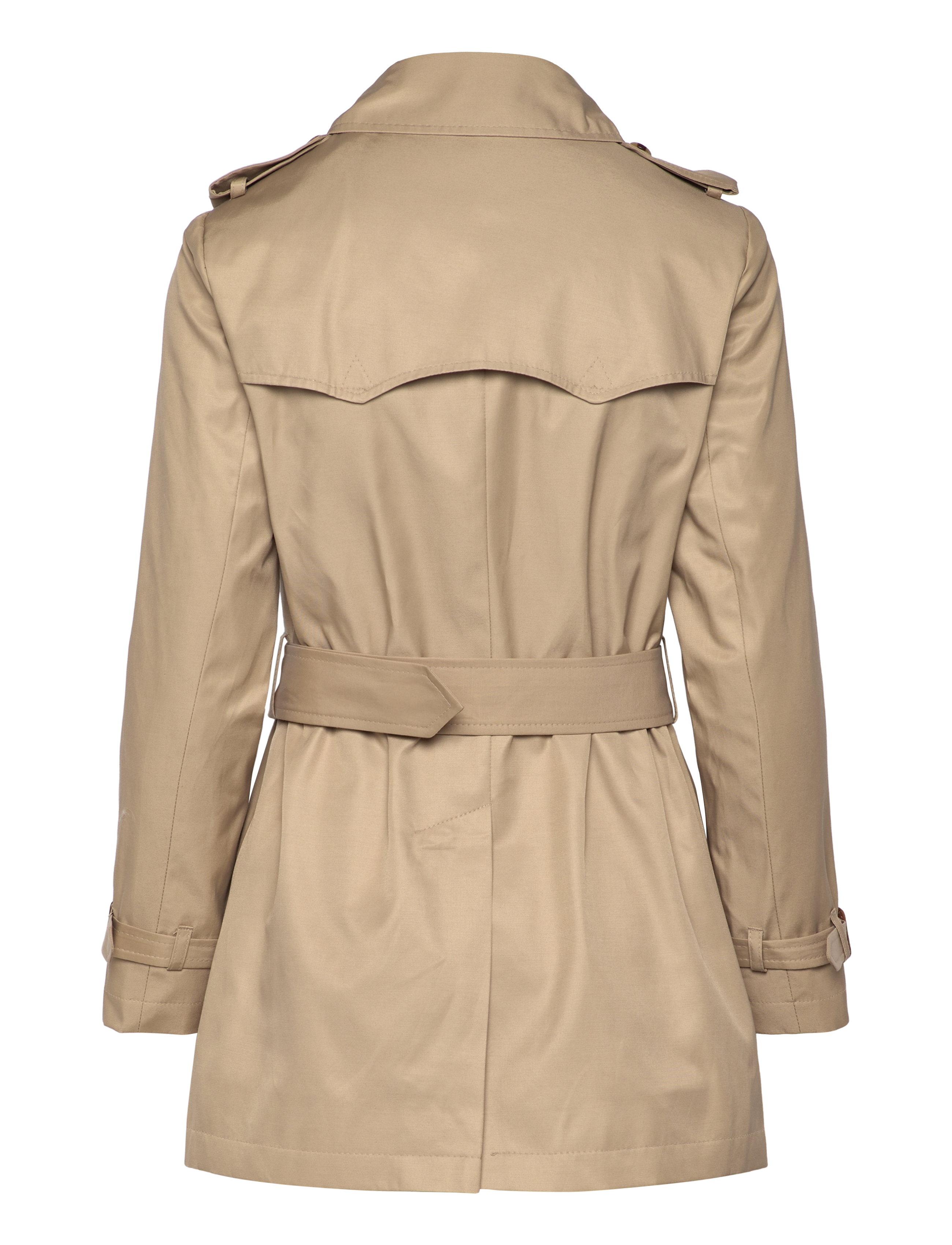 Lauren Ralph Lauren - Double-Breasted Cotton-Blend Trench Coat - trenchcoats - birch tan - 2