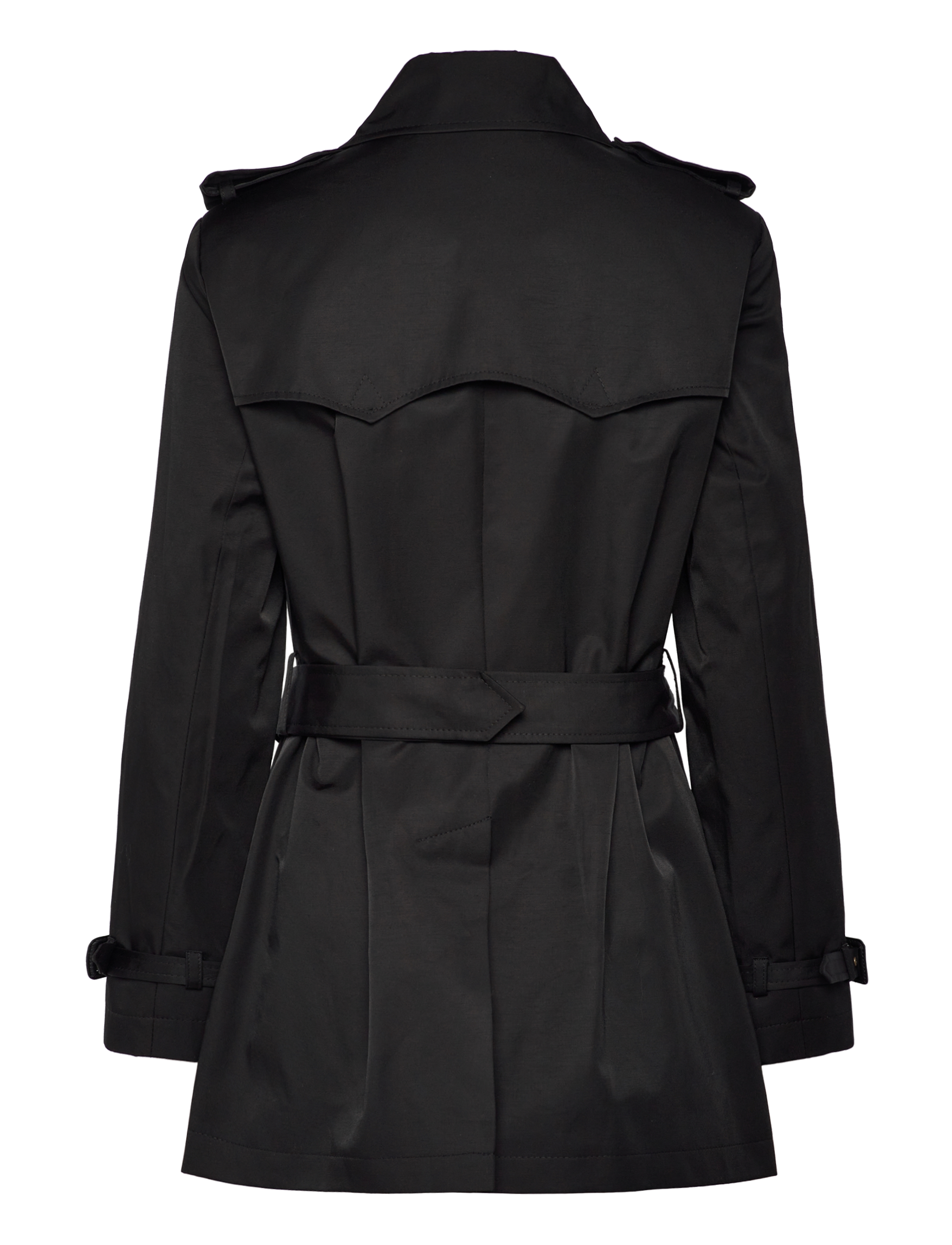 Lauren Ralph Lauren - Double-Breasted Cotton-Blend Trench Coat - trenchcoats - black - 2