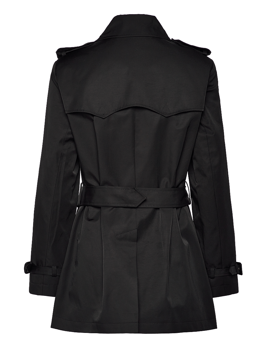 Lauren Ralph Lauren - Double-Breasted Cotton-Blend Trench Coat - trenchcoats - black - 2