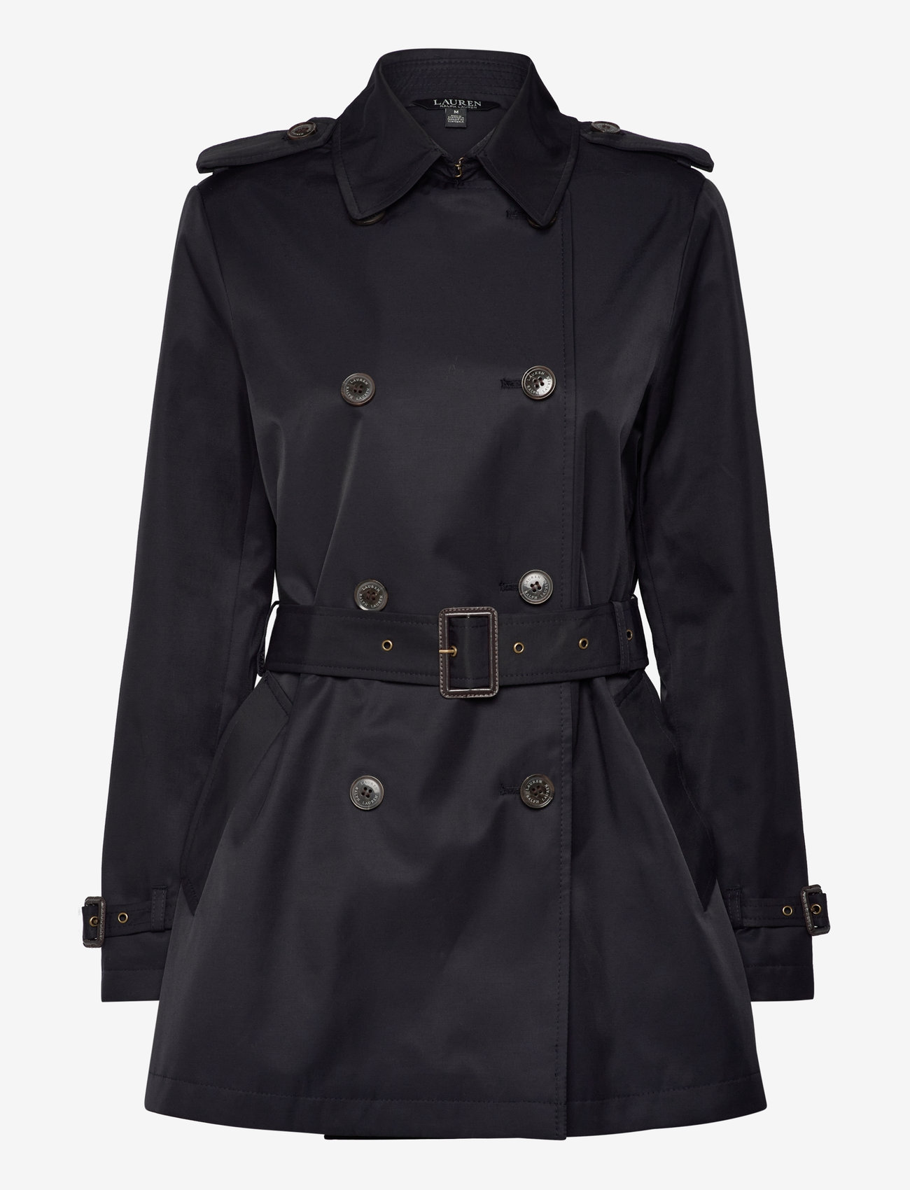 Lauren Ralph Lauren - Double-Breasted Cotton-Blend Trench Coat - trenchcoats - dk navy - 2