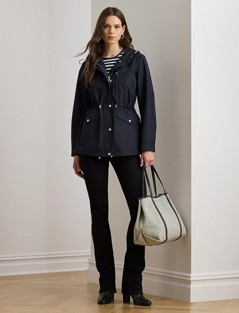 Lauren Ralph Lauren - Hooded Anorak - regnjakker - dk navy - 0