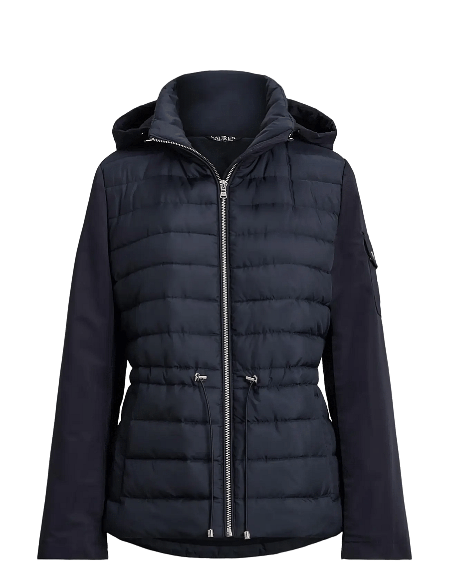 Lauren Ralph Lauren - Quilted Funnelneck Puffer Jacket - dk navy - 1