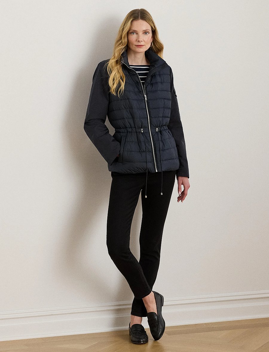 Lauren Ralph Lauren - Quilted Funnelneck Puffer Jacket - dk navy - 0