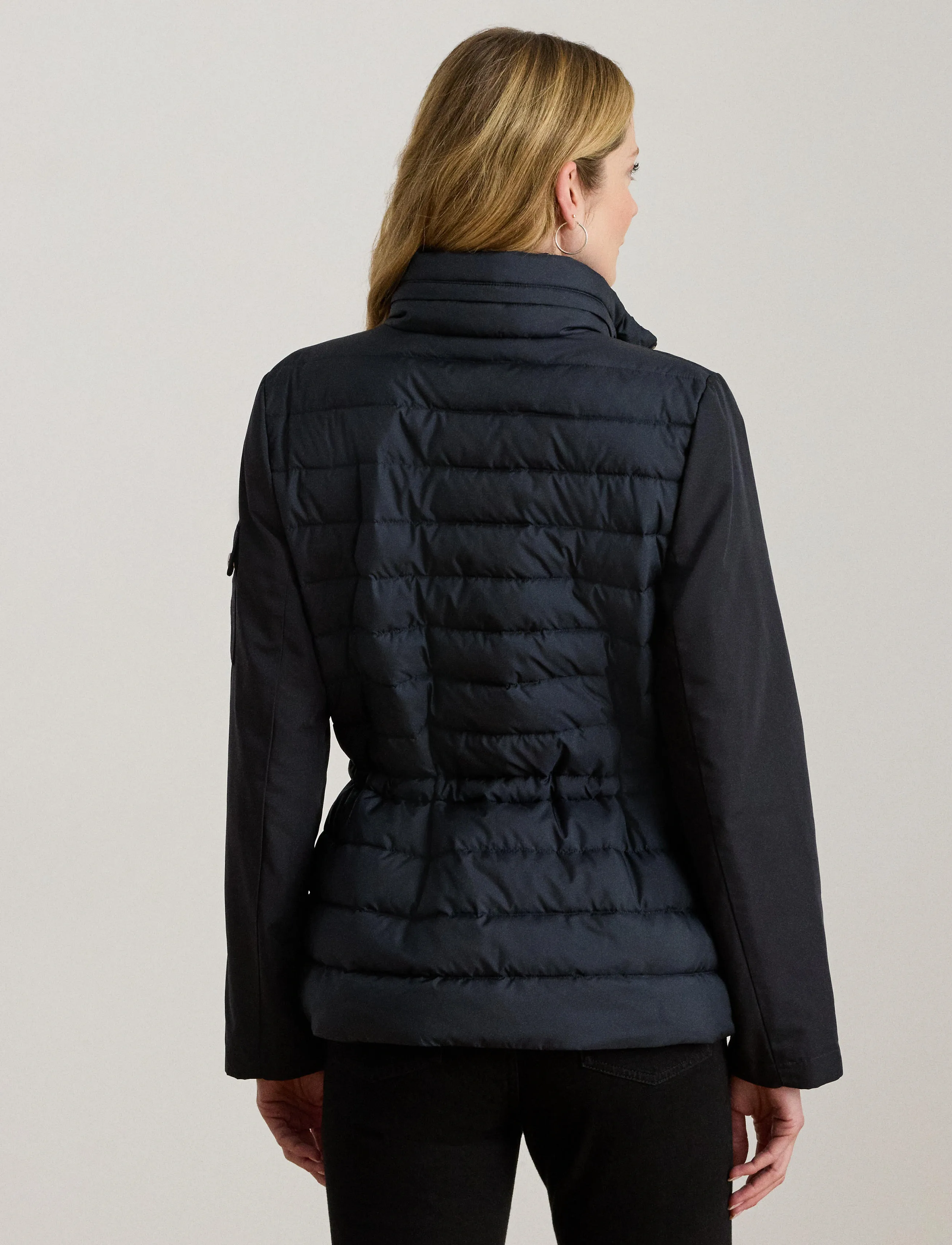 Lauren Ralph Lauren - Quilted Funnelneck Puffer Jacket - dk navy - 3