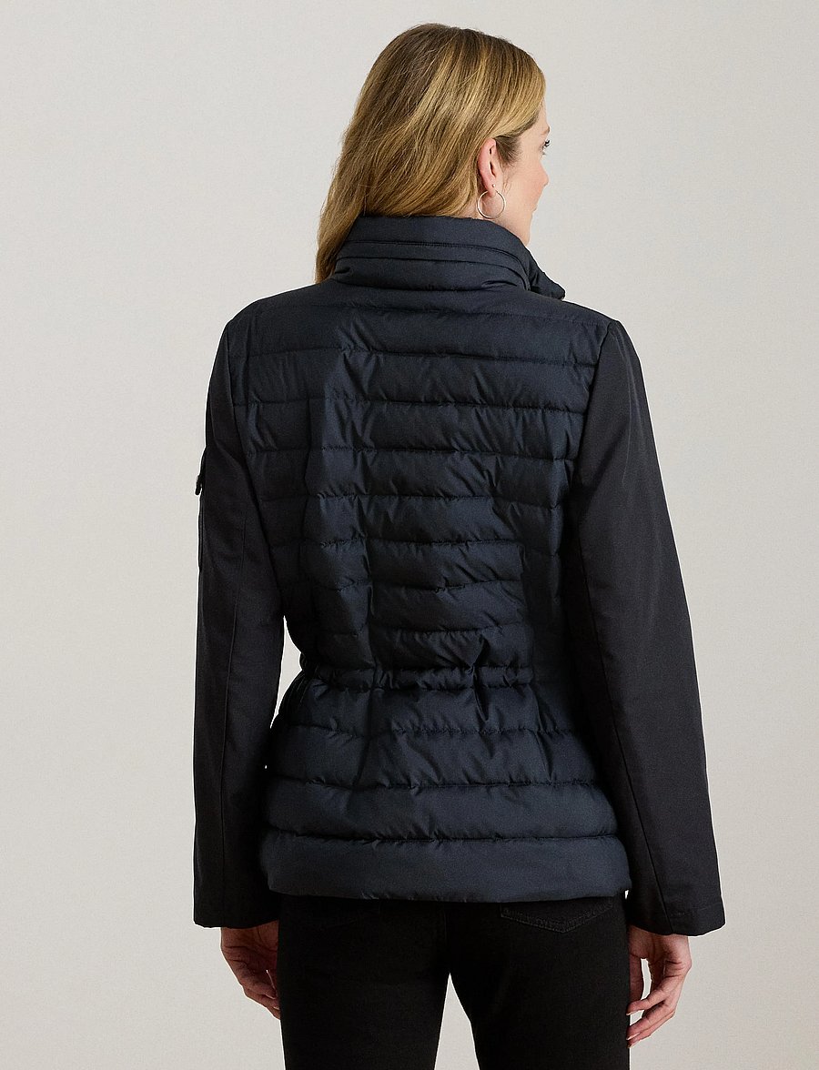 Lauren Ralph Lauren - Quilted Funnelneck Puffer Jacket - dk navy - 3
