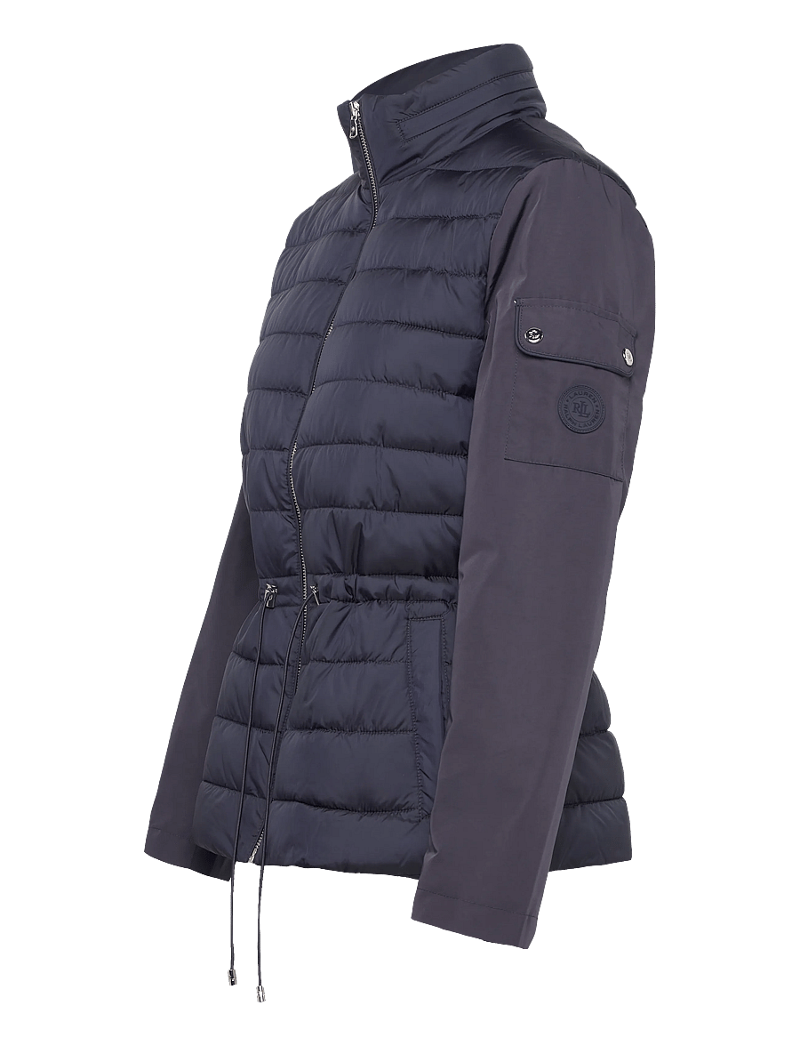 Lauren Ralph Lauren - Quilted Funnelneck Puffer Jacket - dk navy - 2
